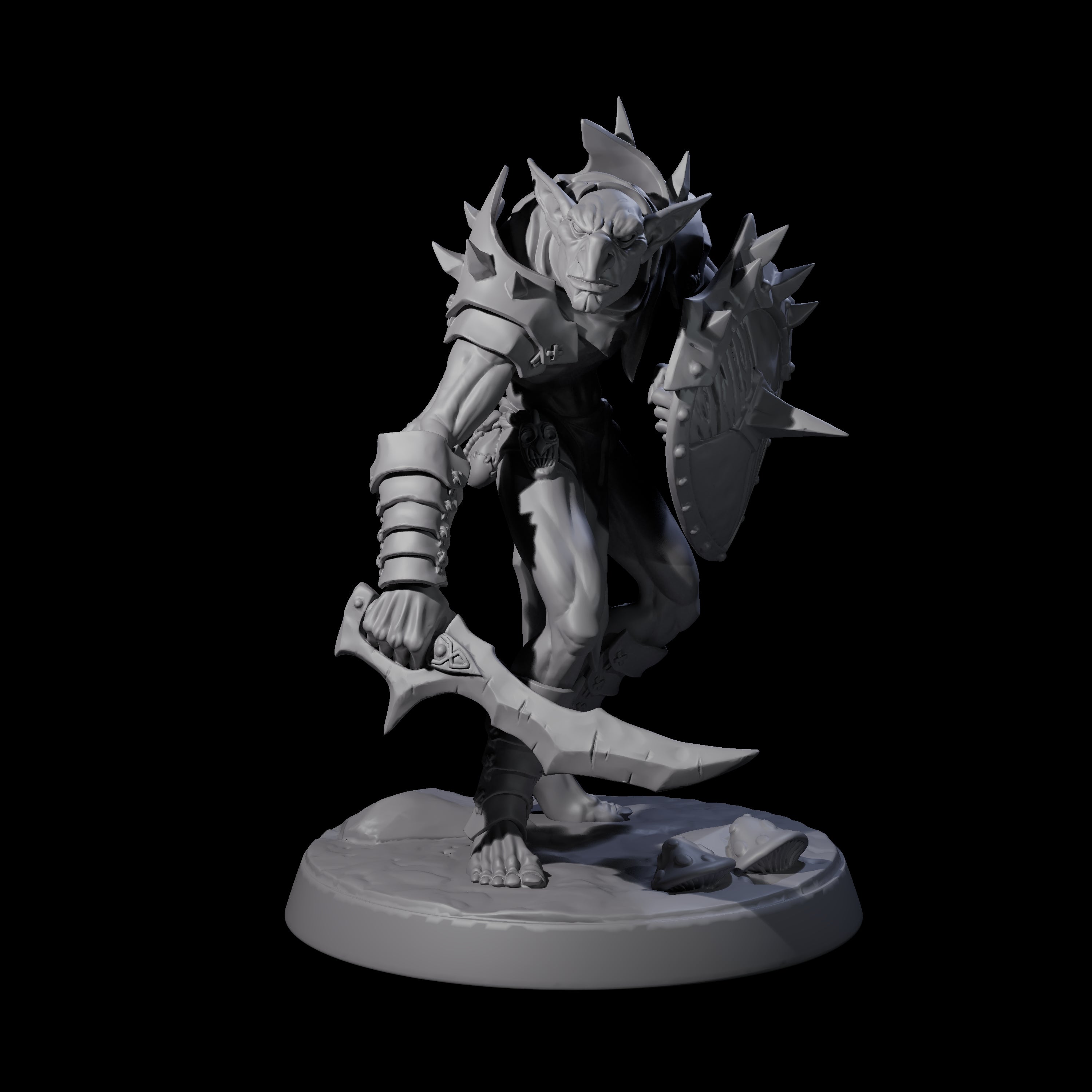 Plotting Hobgoblin A Miniature for Dungeons and Dragons, Pathfinder or other TTRPGs