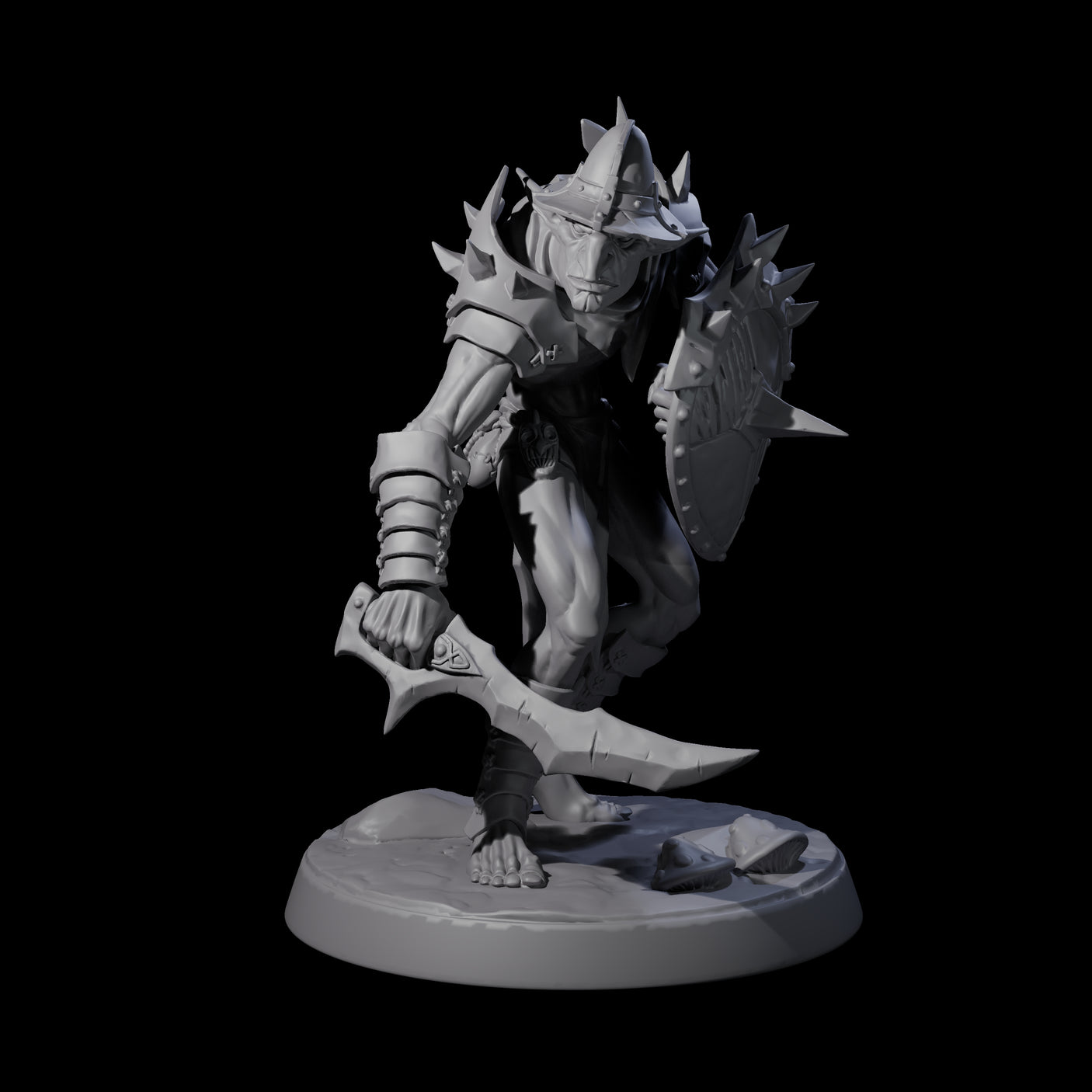Plotting Hobgoblin A Miniature for Dungeons and Dragons, Pathfinder or other TTRPGs