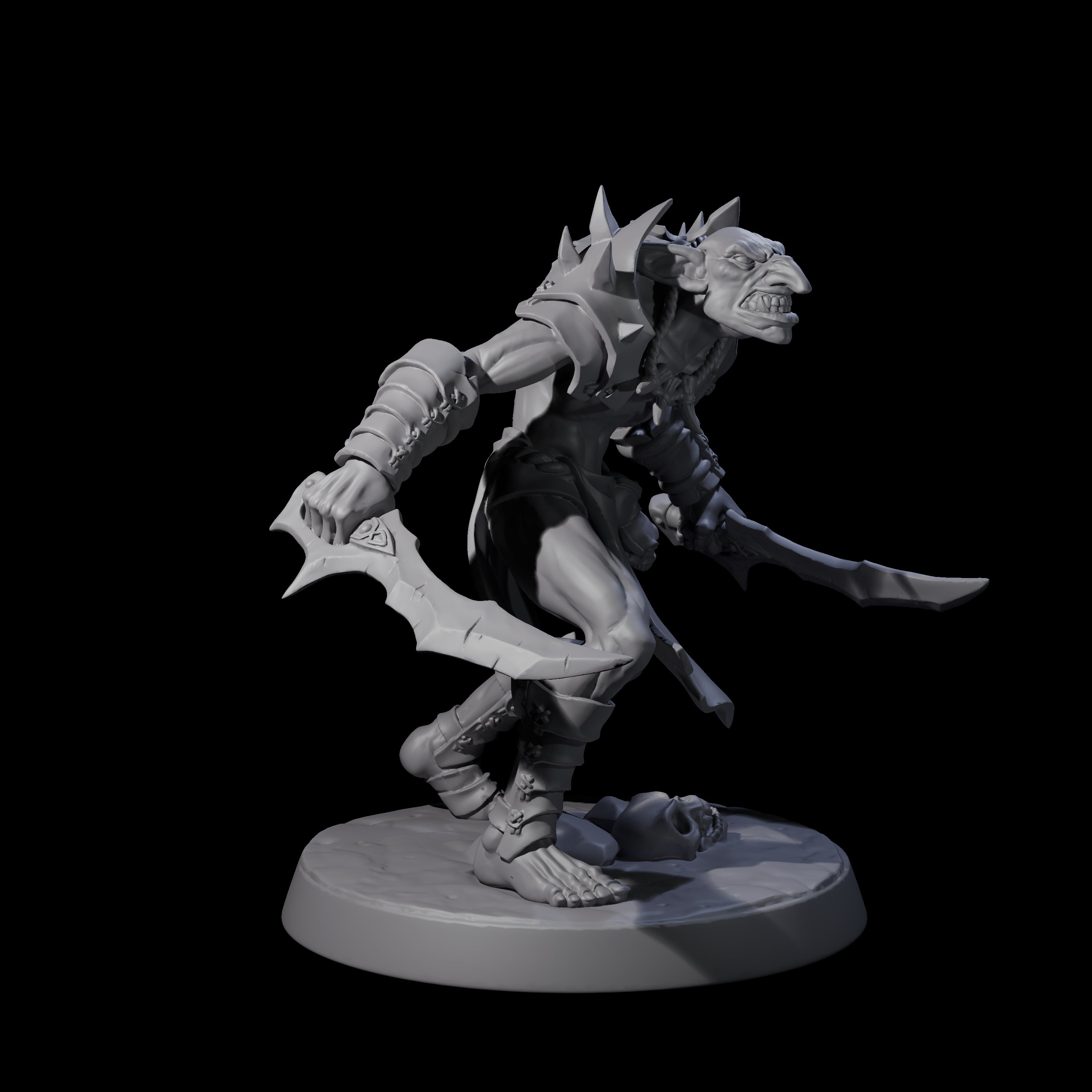 Plotting Hobgoblin B Miniature for Dungeons and Dragons, Pathfinder or other TTRPGs