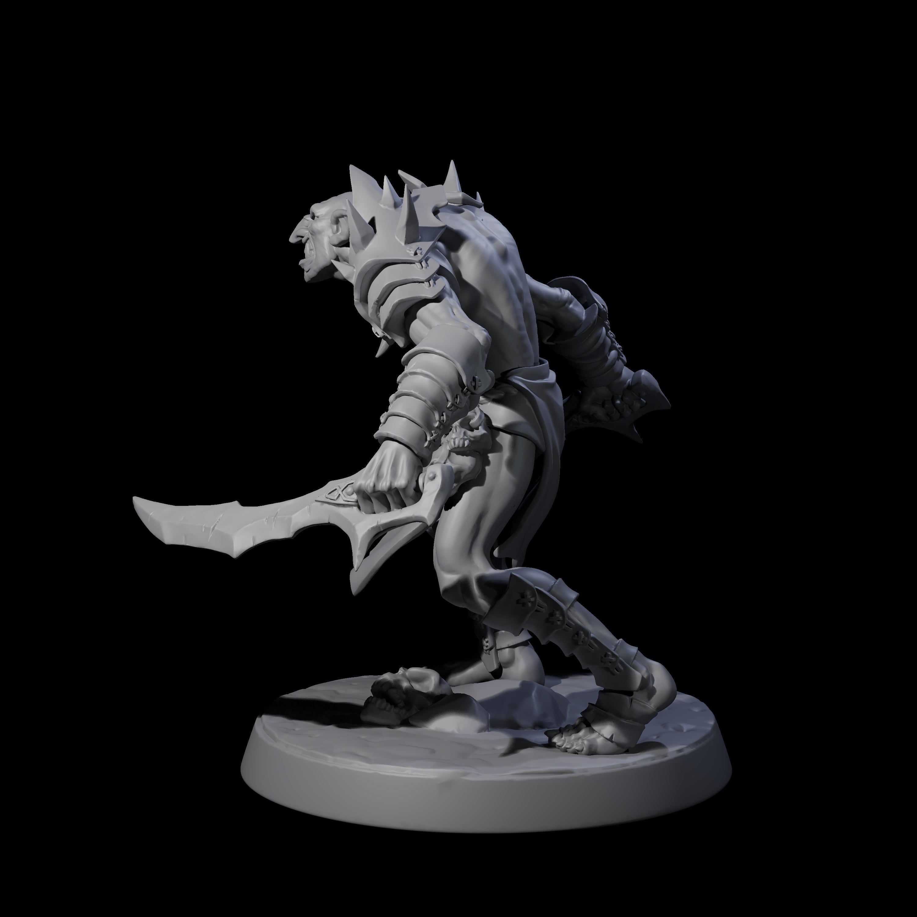 Plotting Hobgoblin B Miniature for Dungeons and Dragons, Pathfinder or other TTRPGs