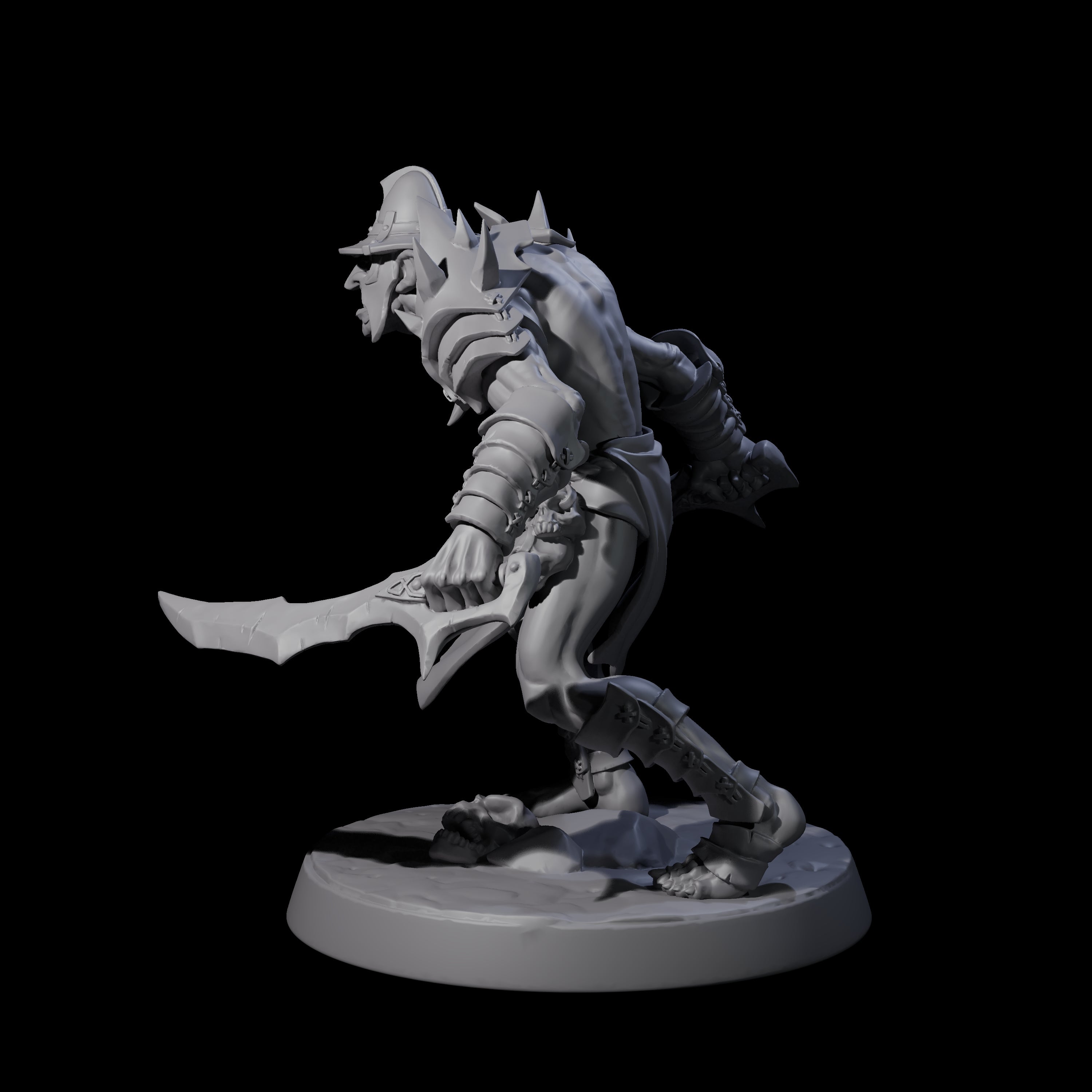 Plotting Hobgoblin B Miniature for Dungeons and Dragons, Pathfinder or other TTRPGs