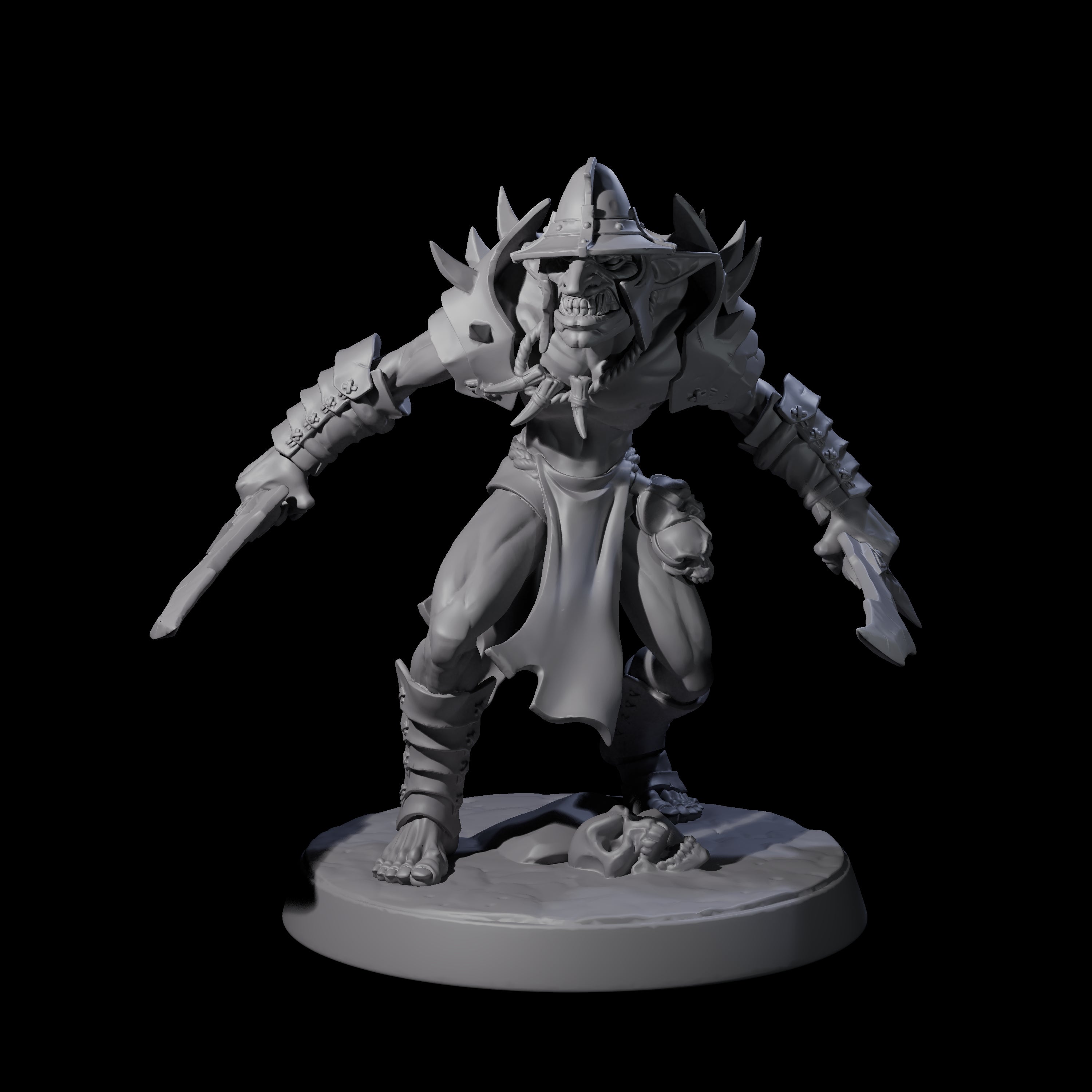 Plotting Hobgoblin B Miniature for Dungeons and Dragons, Pathfinder or other TTRPGs