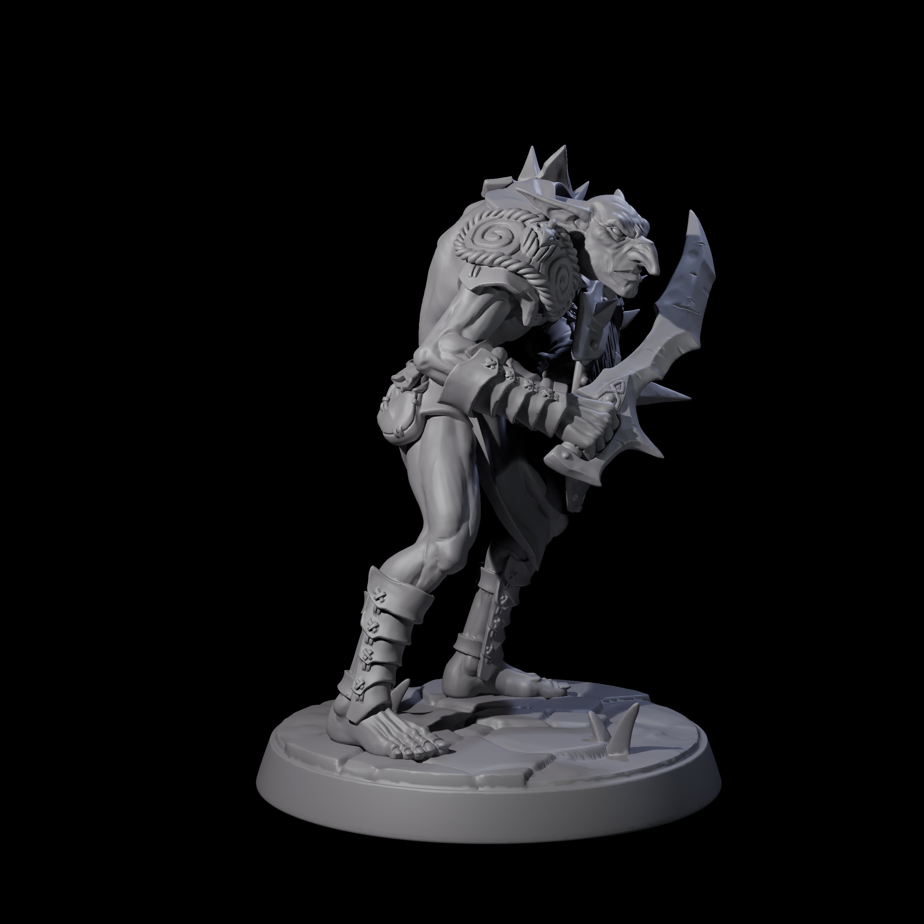 Plotting Hobgoblin D Miniature for Dungeons and Dragons, Pathfinder or other TTRPGs