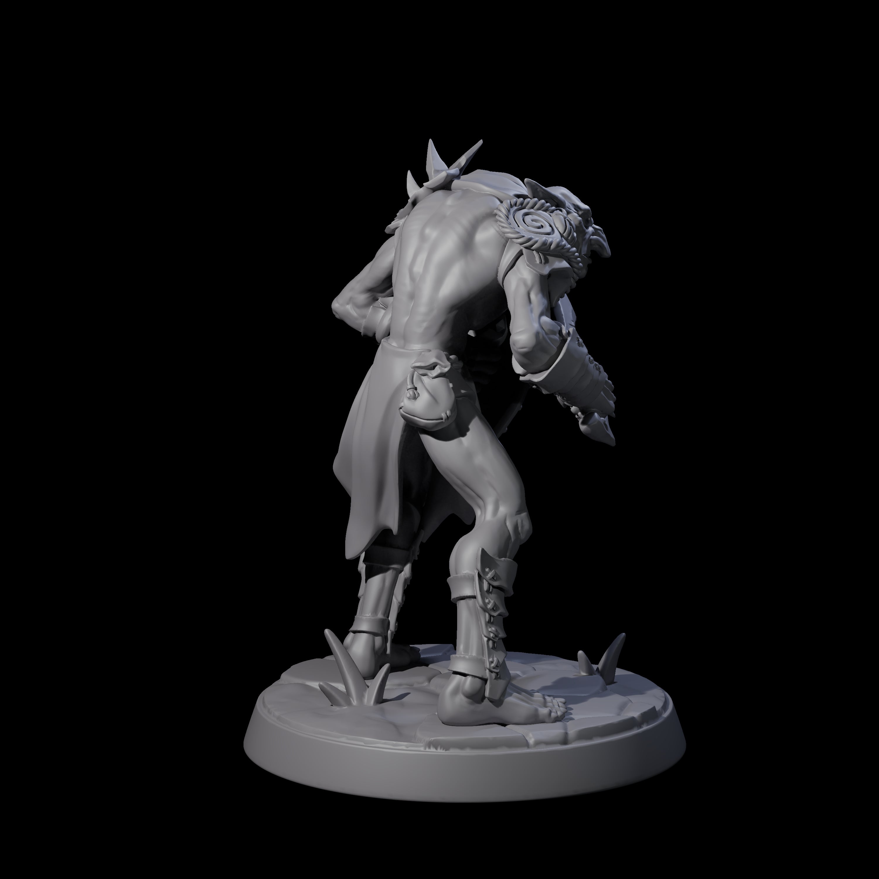 Plotting Hobgoblin D Miniature for Dungeons and Dragons, Pathfinder or other TTRPGs