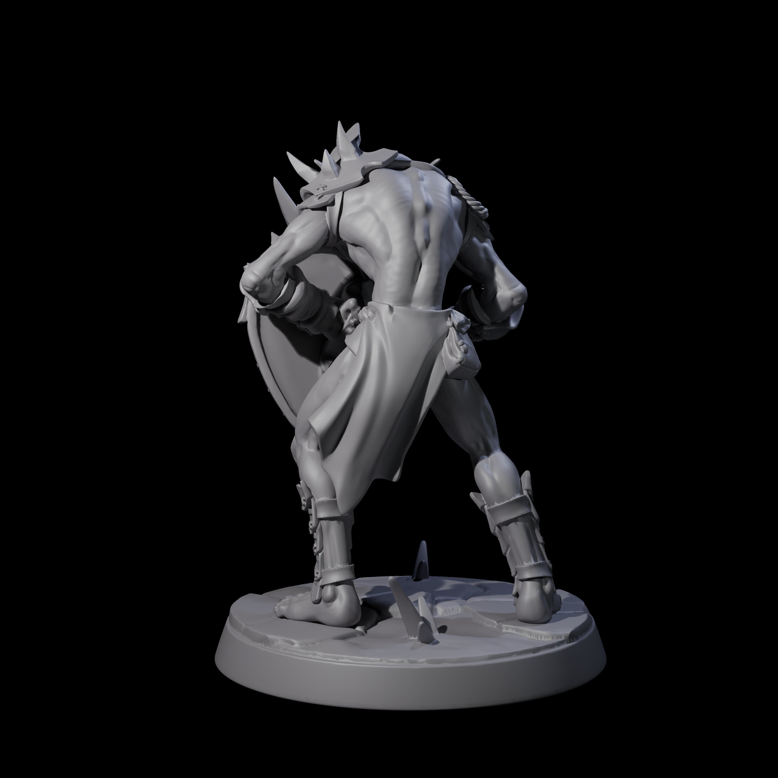 Plotting Hobgoblin D Miniature for Dungeons and Dragons, Pathfinder or other TTRPGs