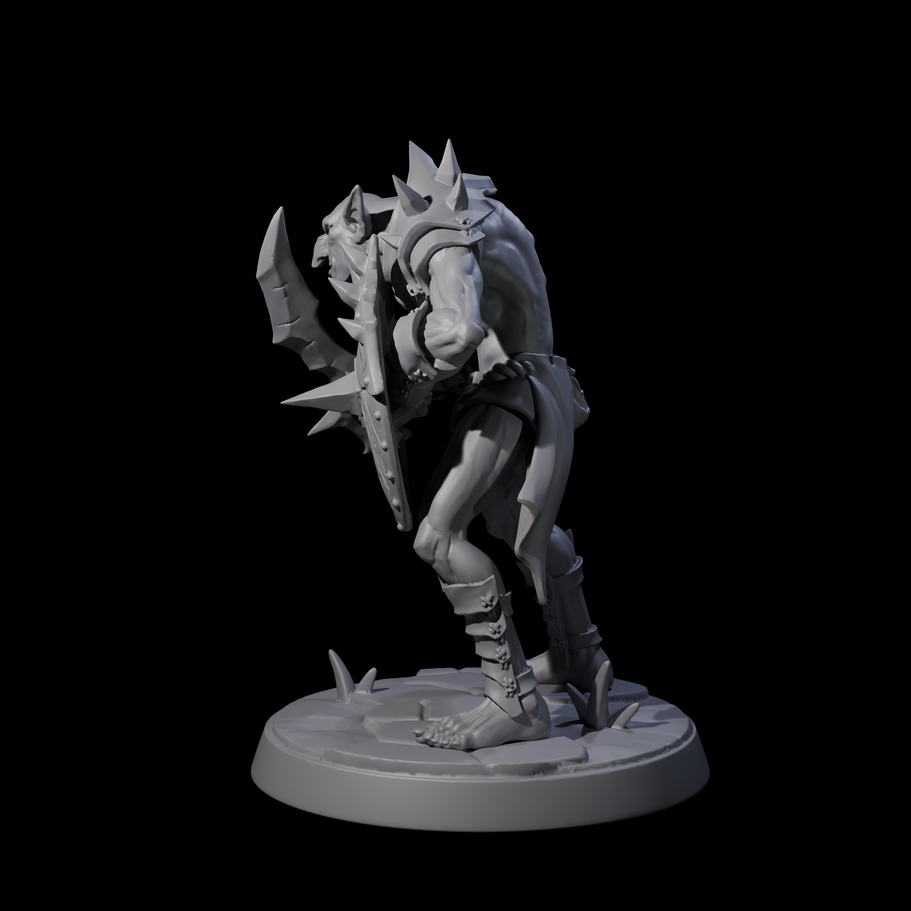 Plotting Hobgoblin D Miniature for Dungeons and Dragons, Pathfinder or other TTRPGs