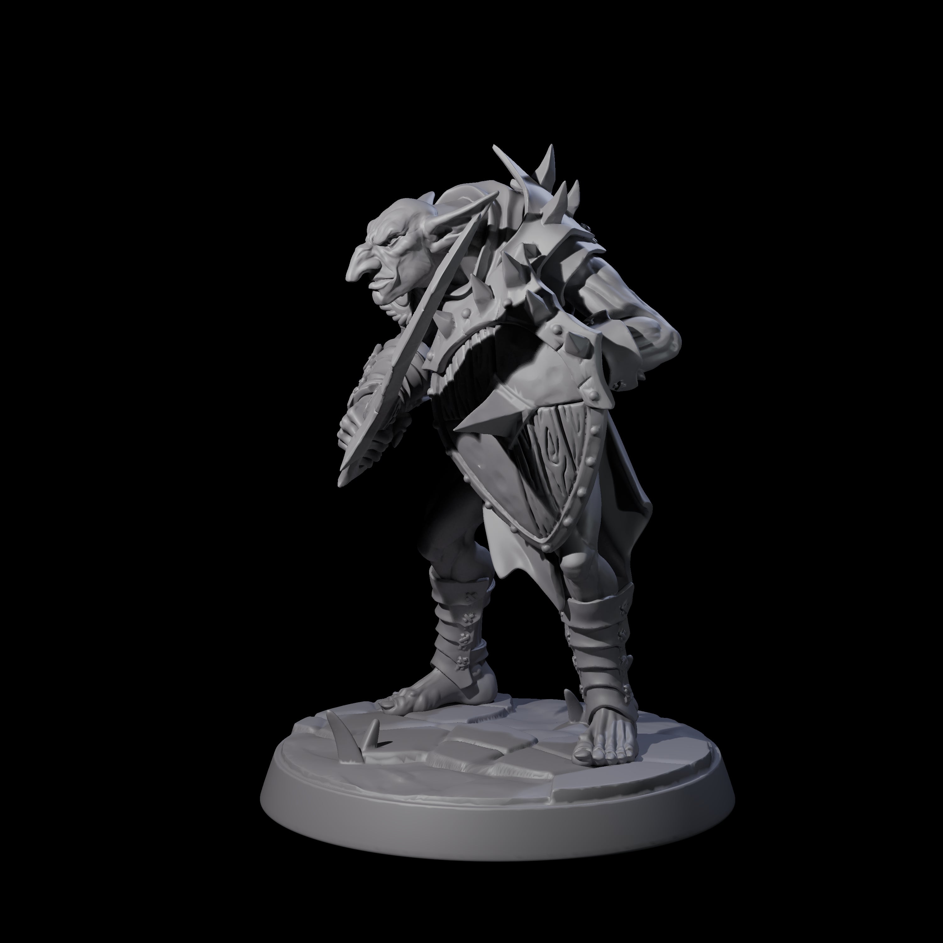 Plotting Hobgoblin D Miniature for Dungeons and Dragons, Pathfinder or other TTRPGs