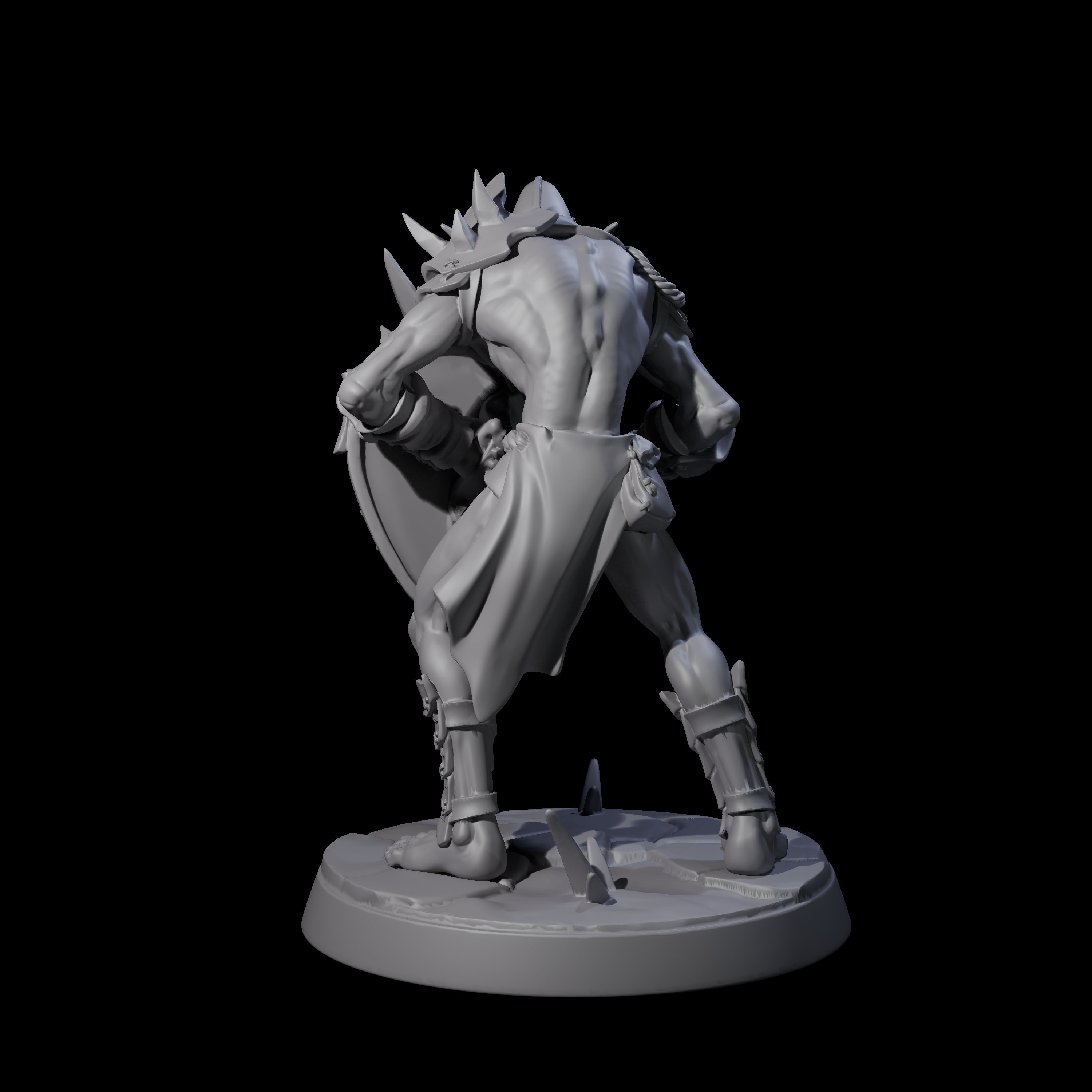 Plotting Hobgoblin D Miniature for Dungeons and Dragons, Pathfinder or other TTRPGs