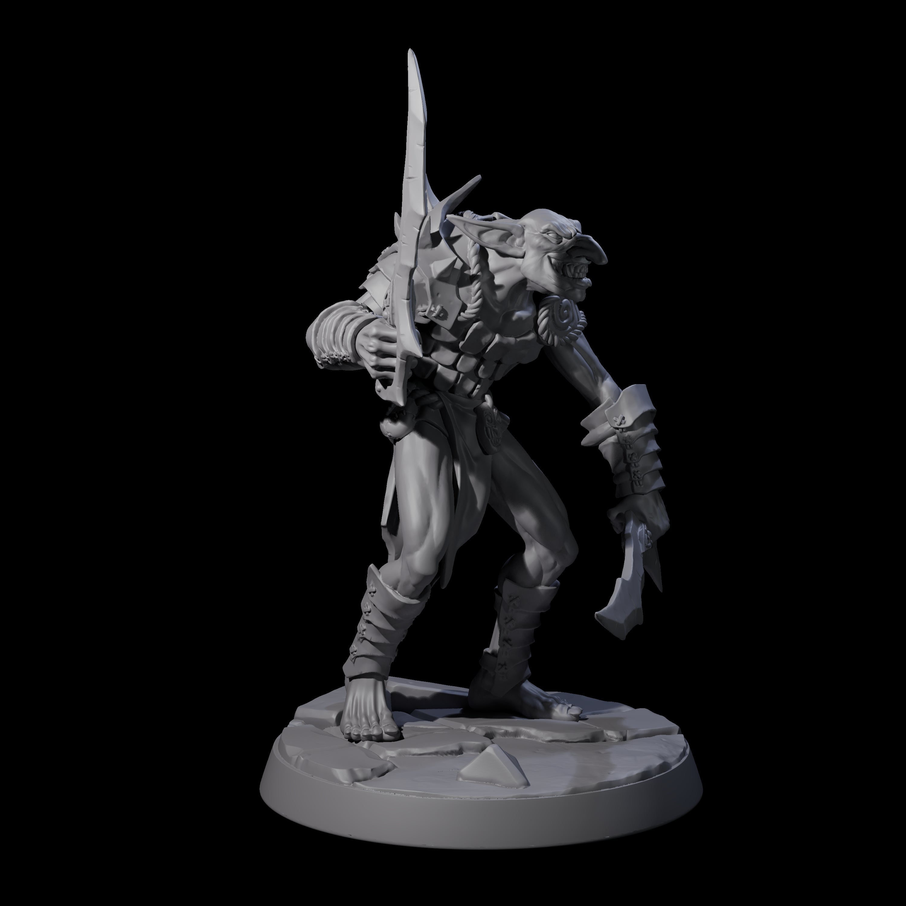 Plotting Hobgoblin E Miniature for Dungeons and Dragons, Pathfinder or other TTRPGs