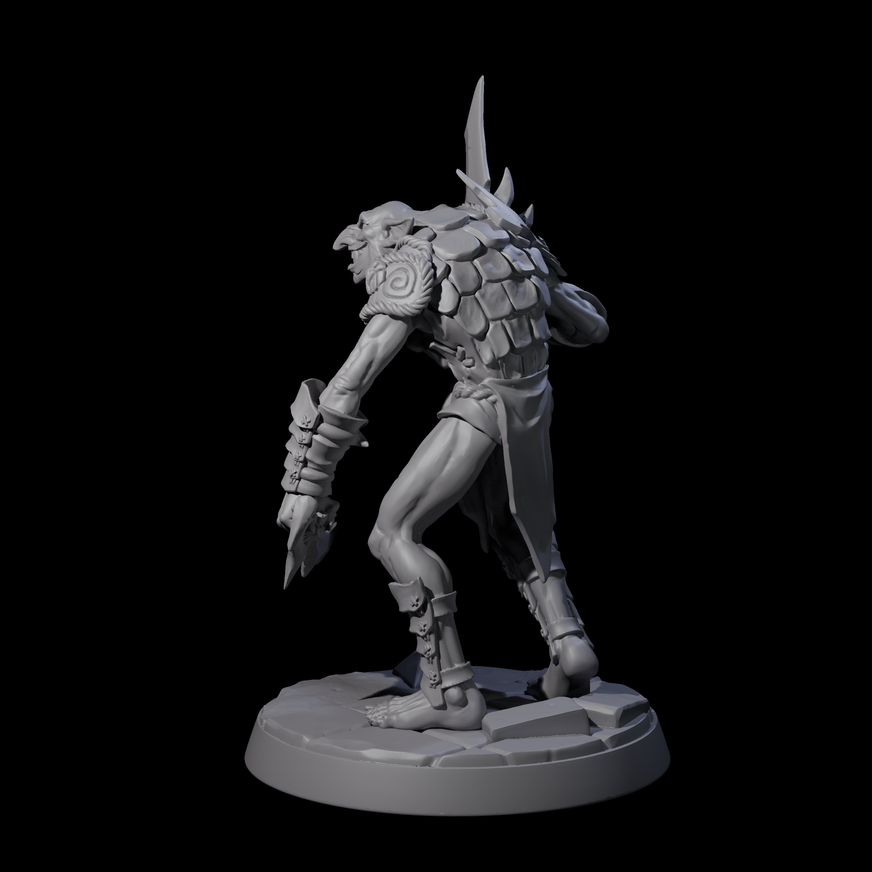 Plotting Hobgoblin E Miniature for Dungeons and Dragons, Pathfinder or other TTRPGs