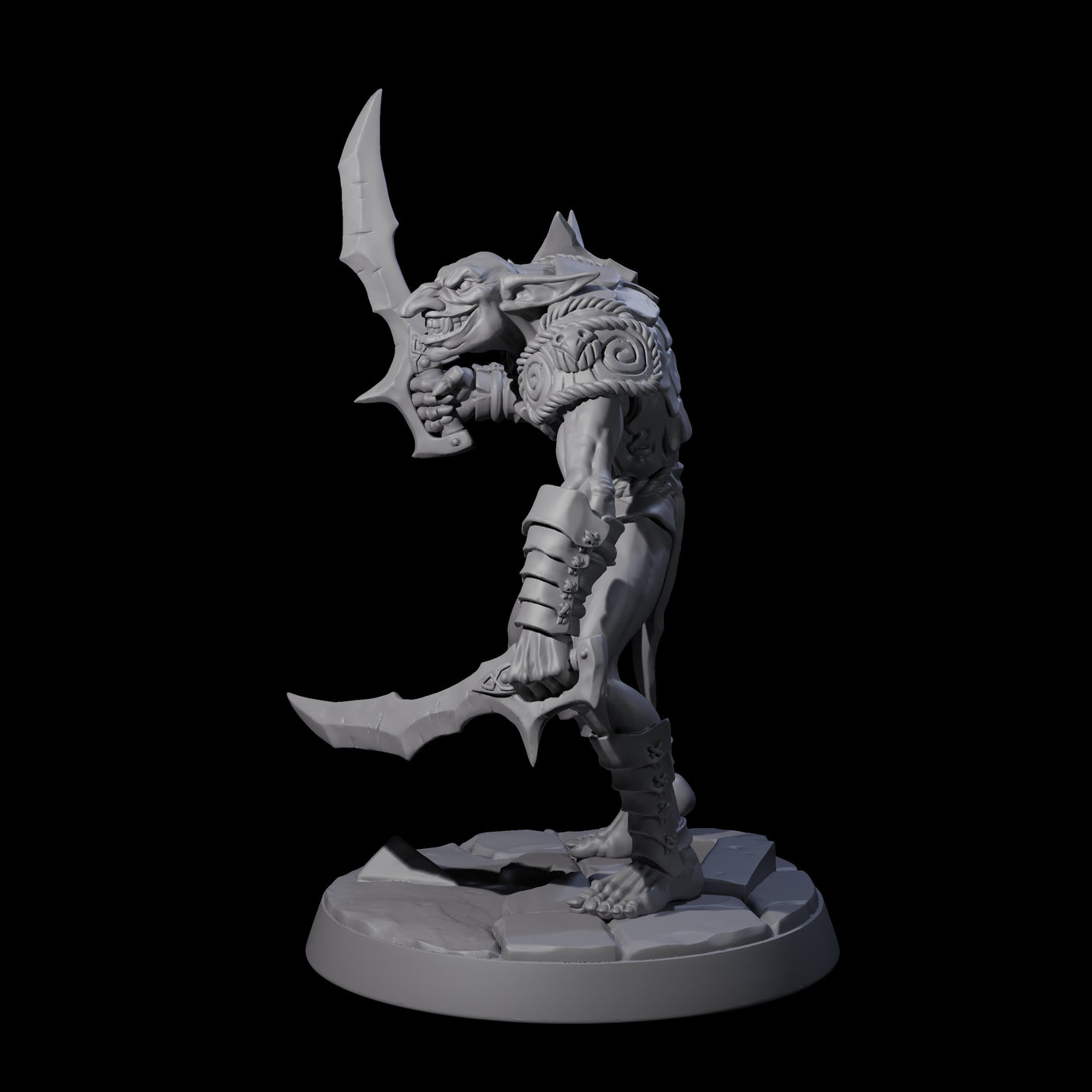 Plotting Hobgoblin E Miniature for Dungeons and Dragons, Pathfinder or other TTRPGs
