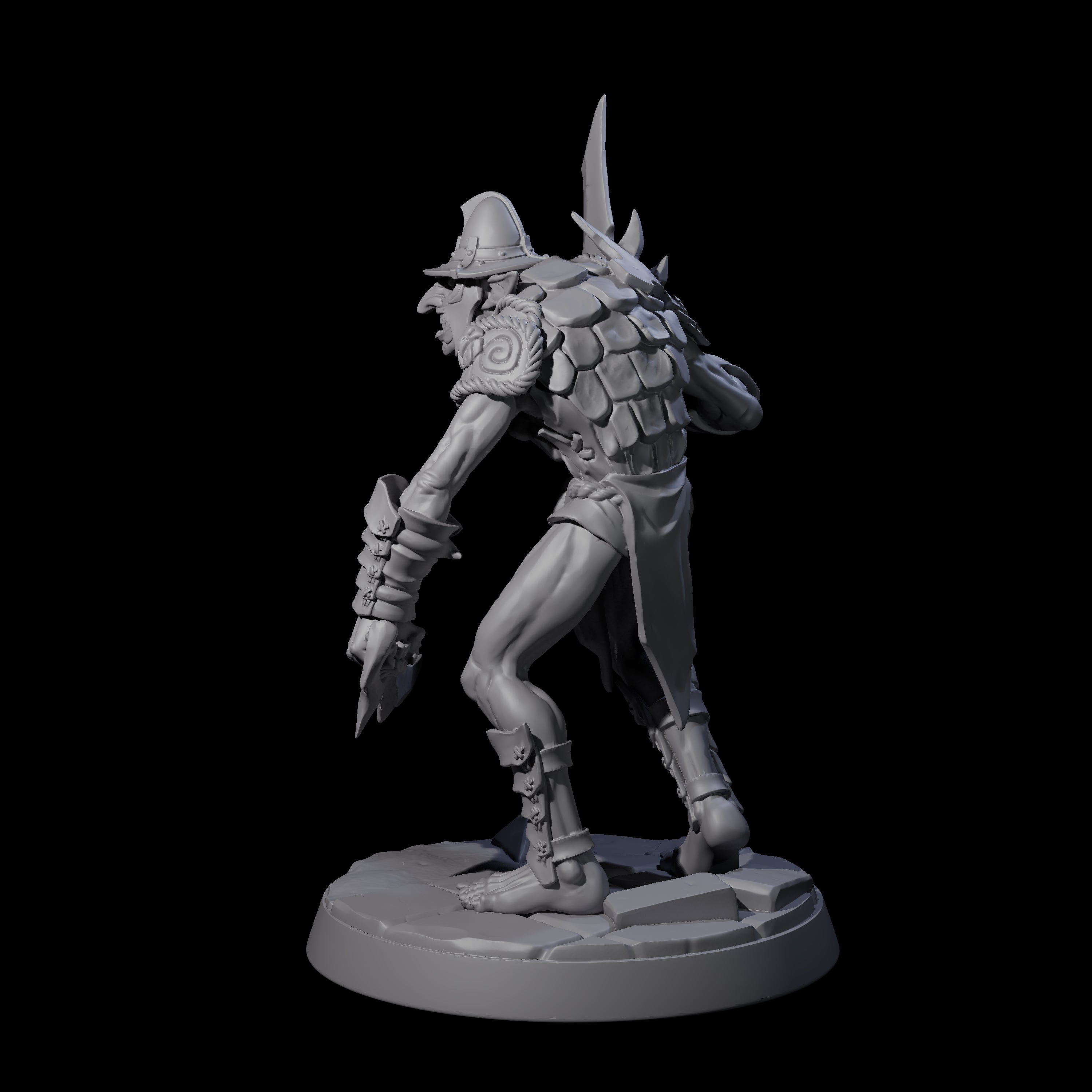Plotting Hobgoblin E Miniature for Dungeons and Dragons, Pathfinder or other TTRPGs