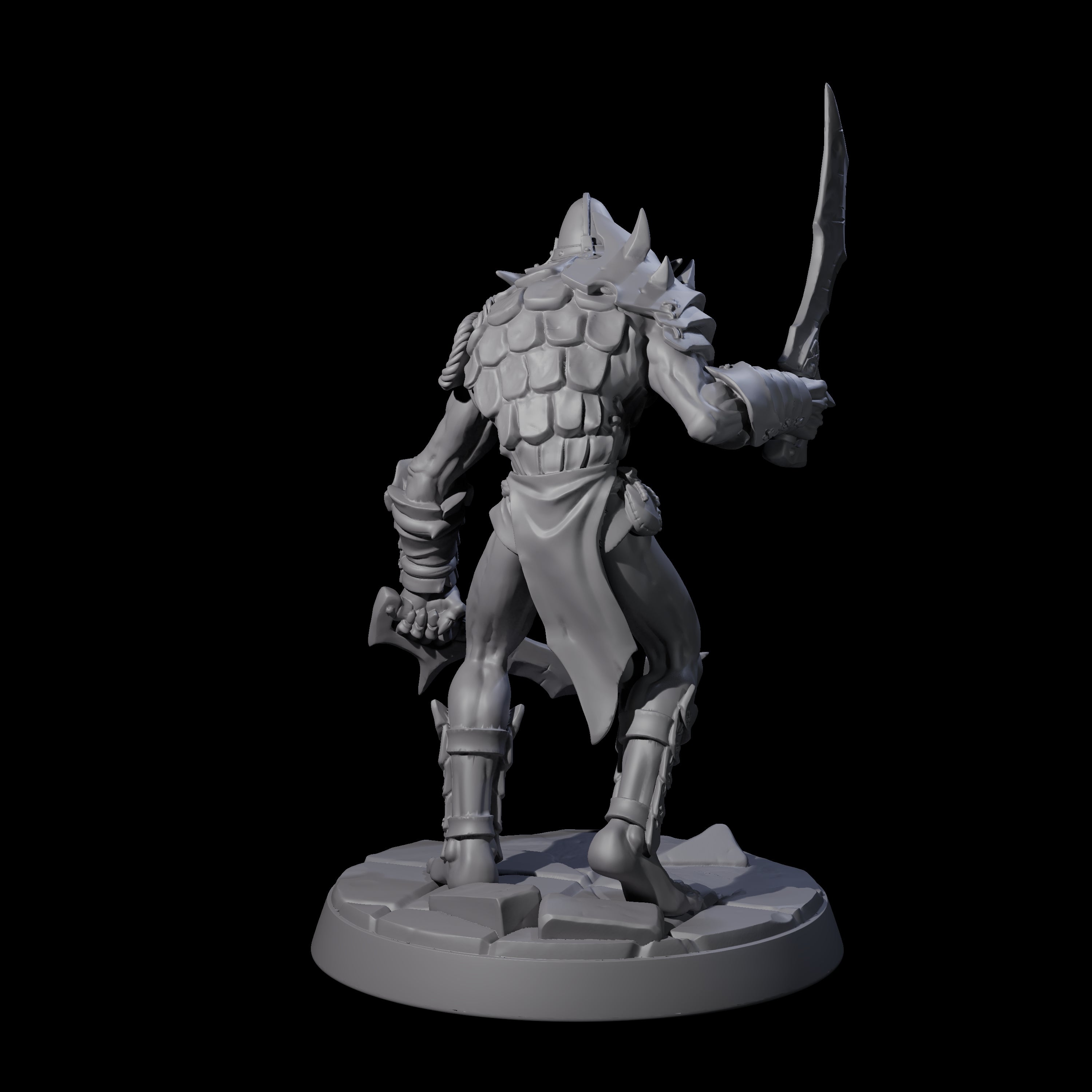 Plotting Hobgoblin E Miniature for Dungeons and Dragons, Pathfinder or other TTRPGs