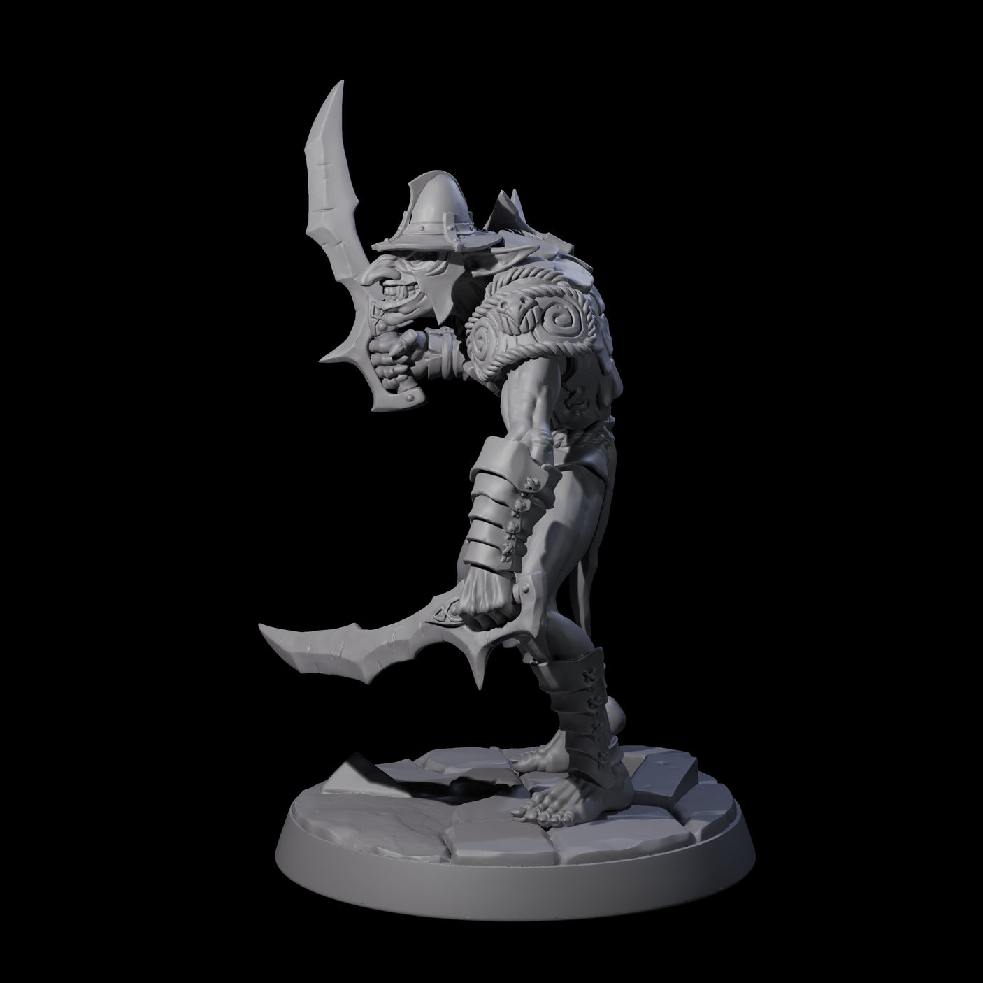 Plotting Hobgoblin E Miniature for Dungeons and Dragons, Pathfinder or other TTRPGs