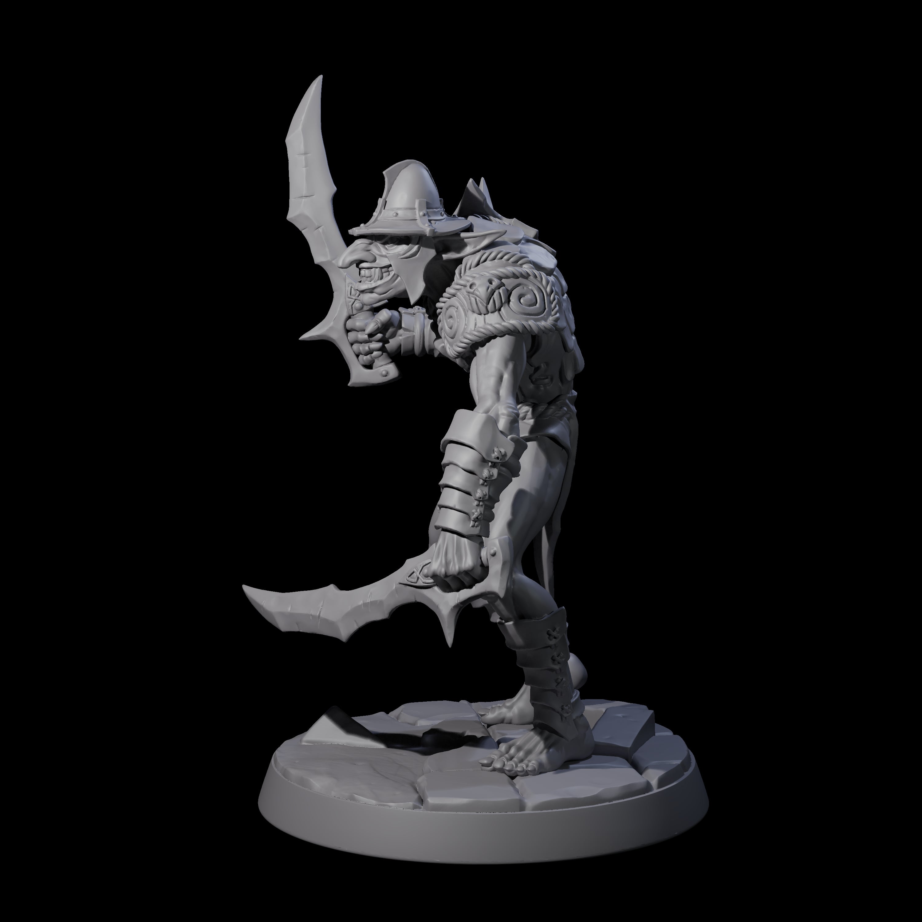 Plotting Hobgoblin E Miniature for Dungeons and Dragons, Pathfinder or other TTRPGs