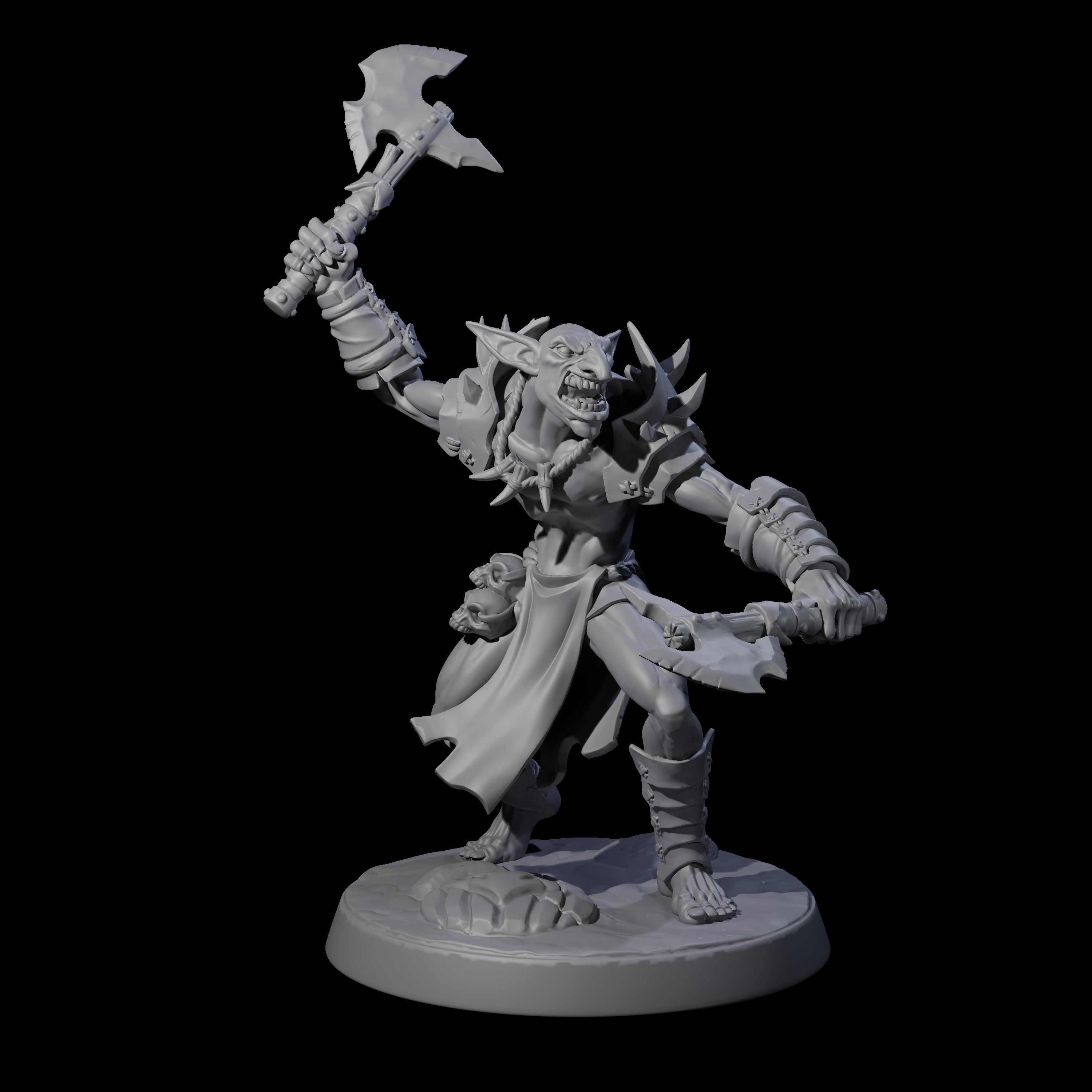 Plotting Hobgoblin F Miniature for Dungeons and Dragons, Pathfinder or other TTRPGs