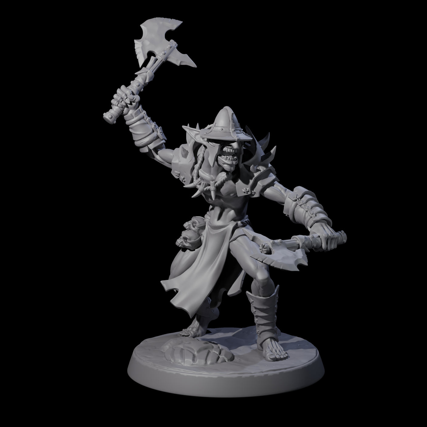Plotting Hobgoblin F Miniature for Dungeons and Dragons, Pathfinder or other TTRPGs
