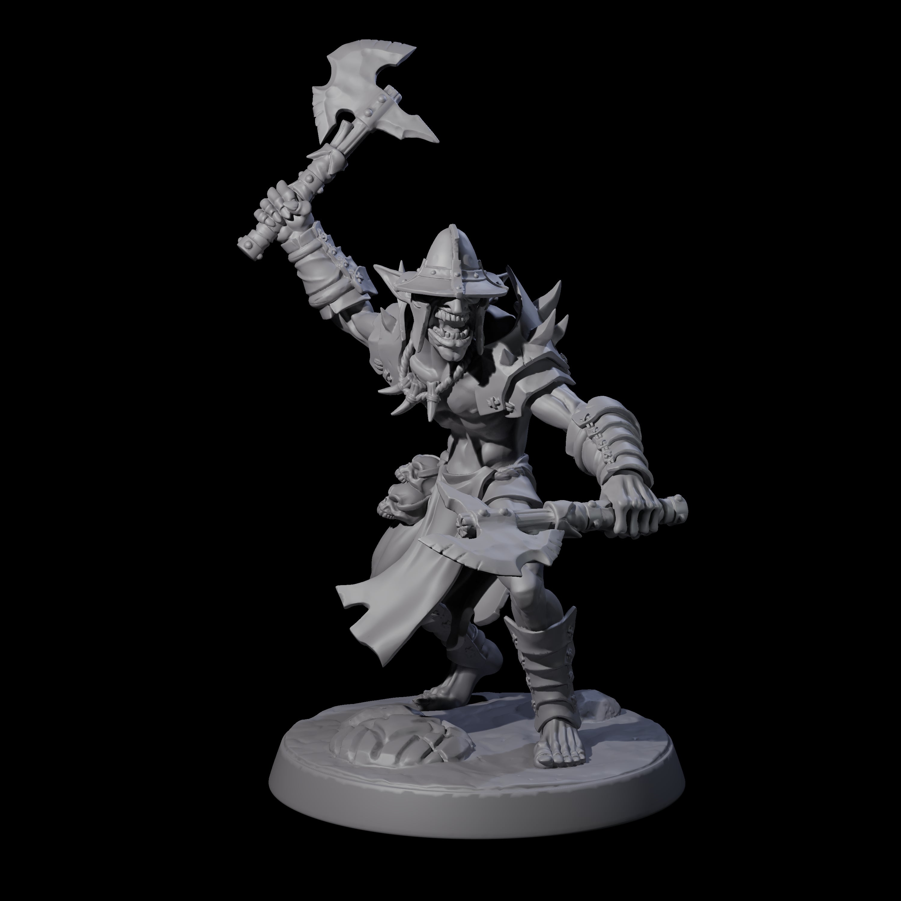 Plotting Hobgoblin F Miniature for Dungeons and Dragons, Pathfinder or other TTRPGs