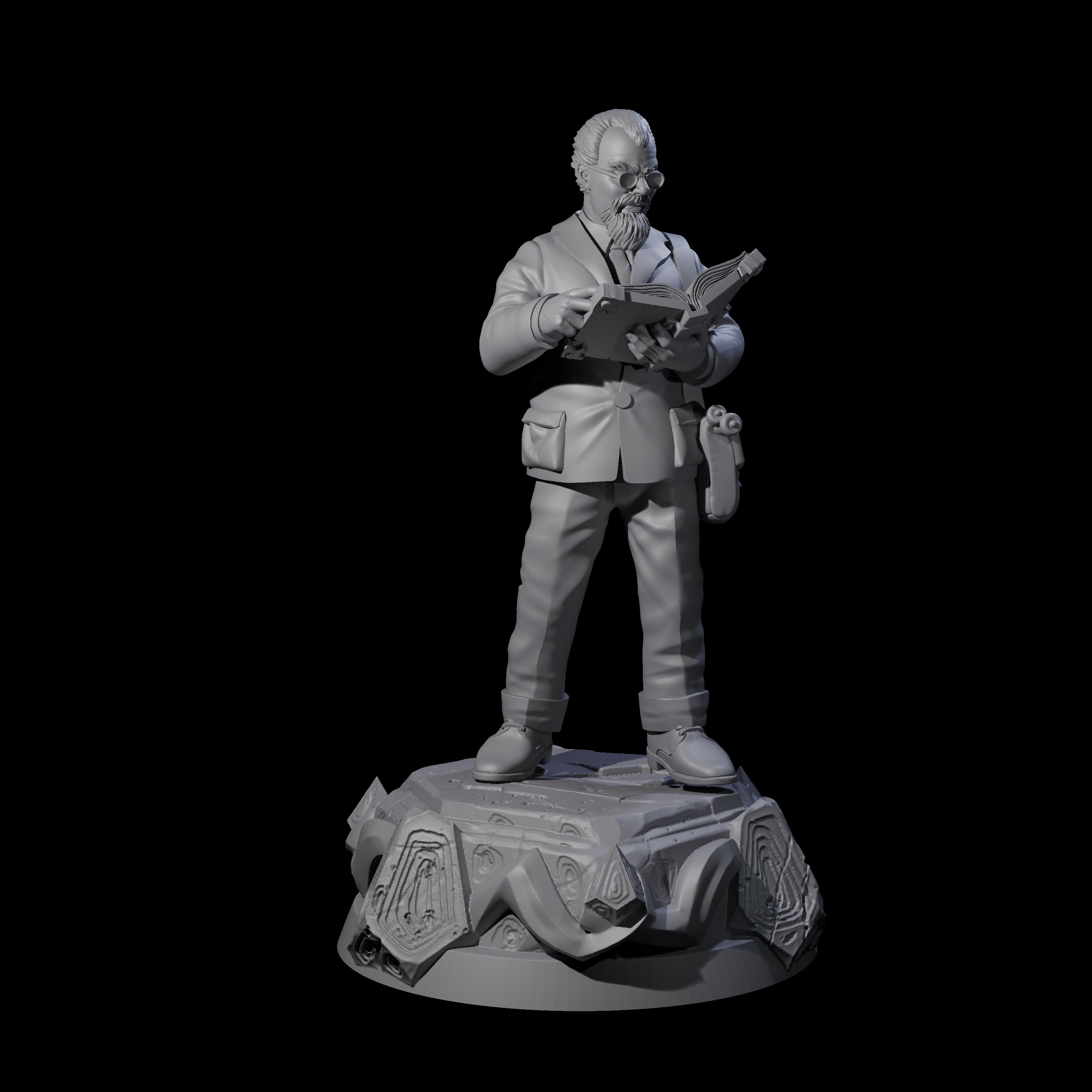Poindexter Human Scholar Miniature for Dungeons and Dragons, Pathfinder or other TTRPGs