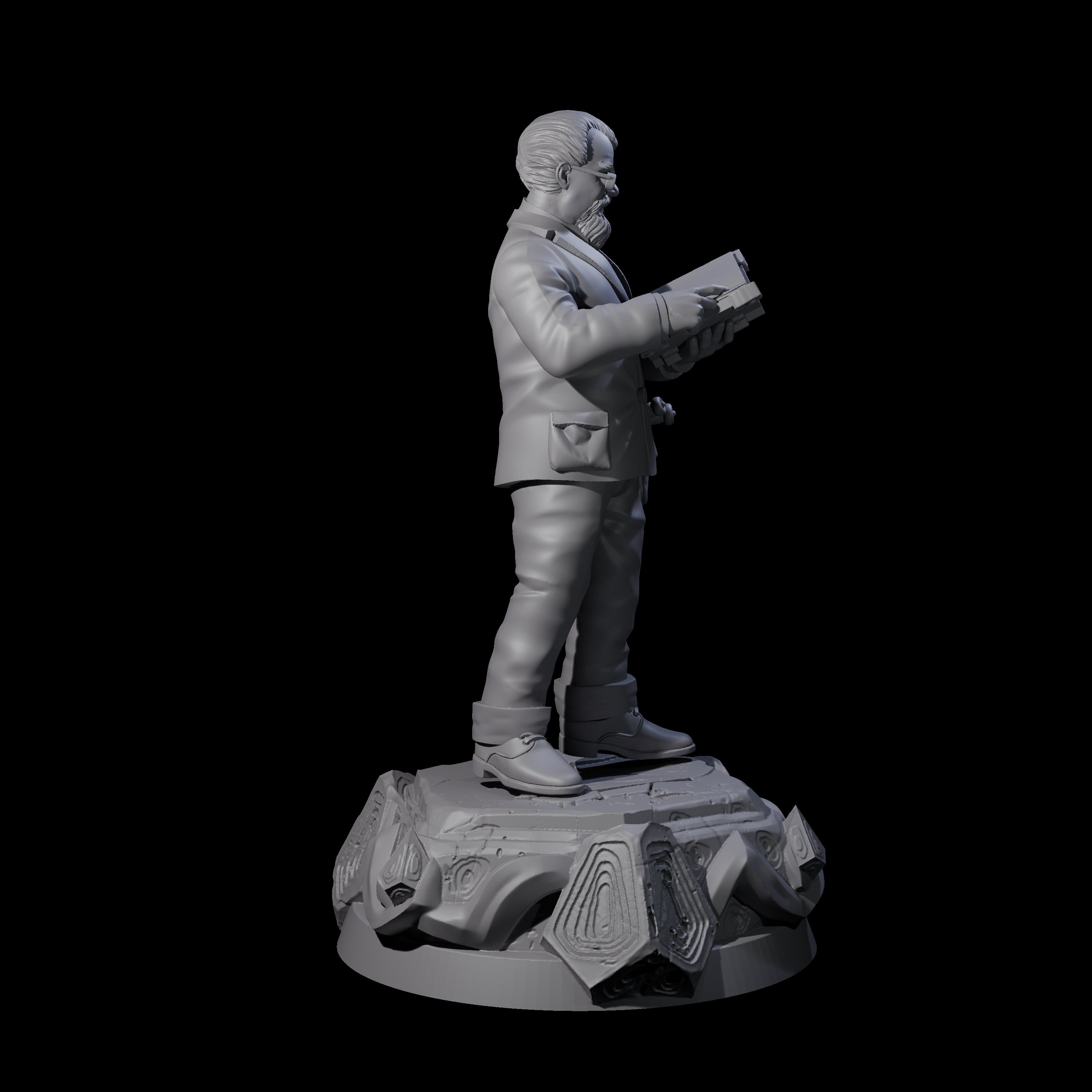 Poindexter Human Scholar Miniature for Dungeons and Dragons, Pathfinder or other TTRPGs