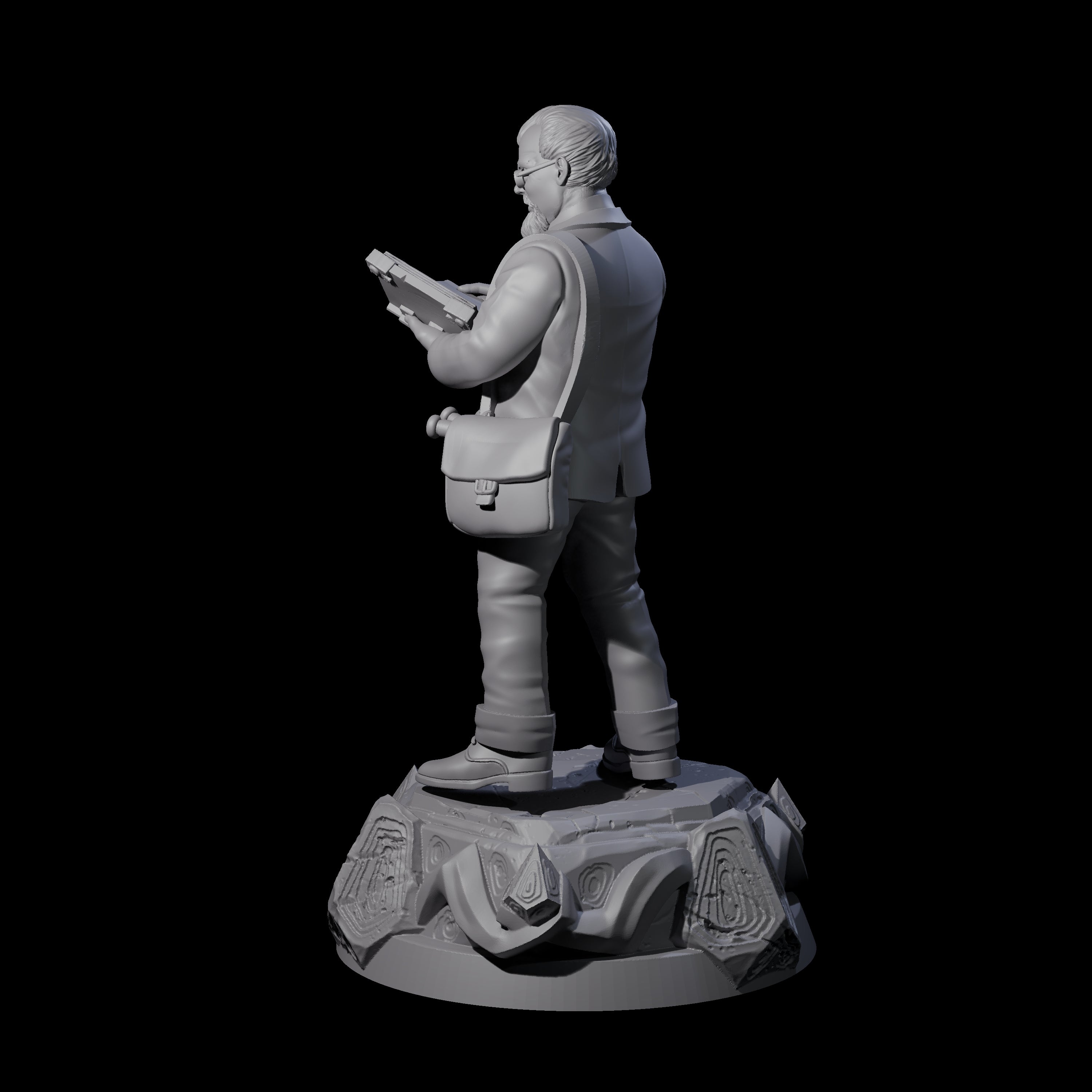 Poindexter Human Scholar Miniature for Dungeons and Dragons, Pathfinder or other TTRPGs