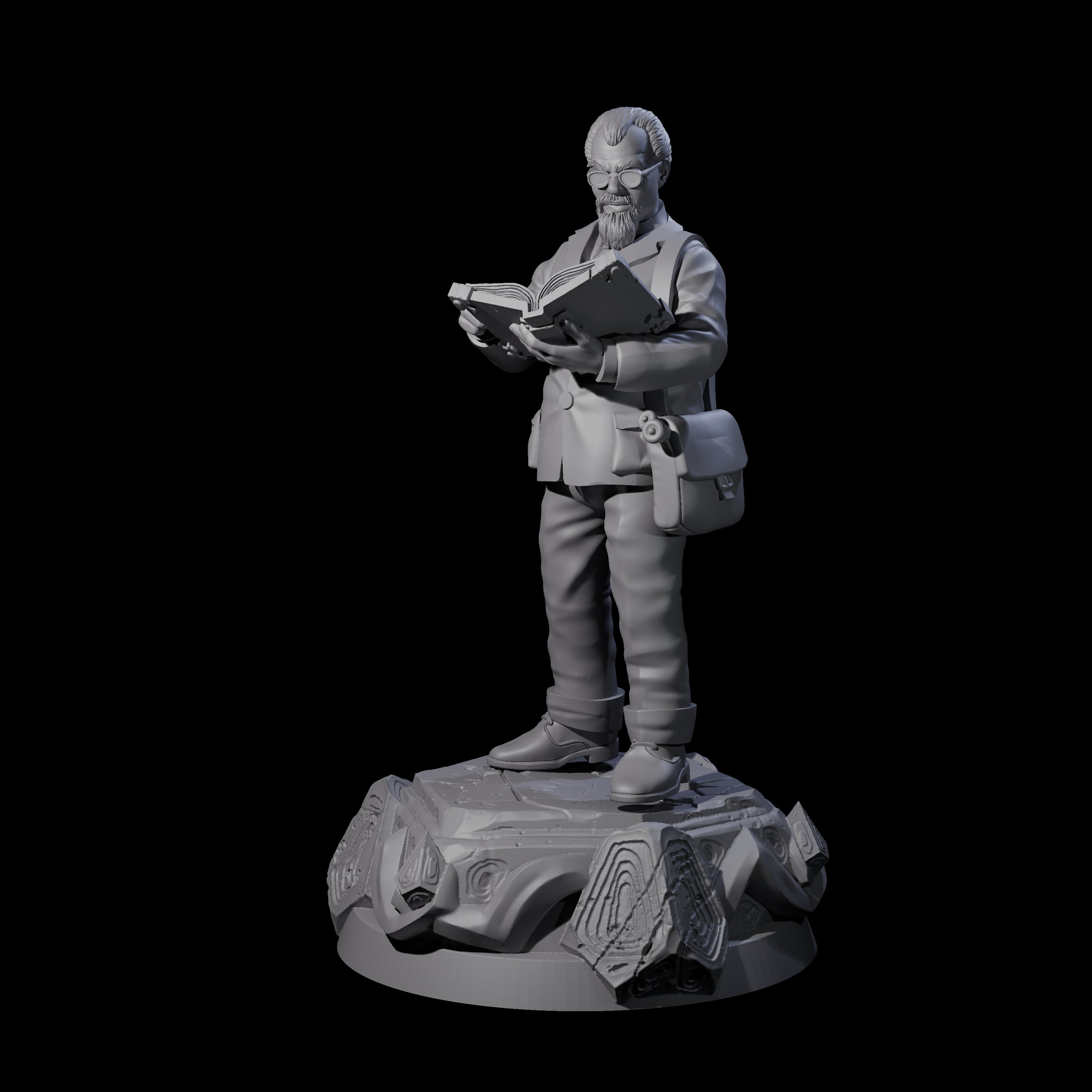 Poindexter Human Scholar Miniature for Dungeons and Dragons, Pathfinder or other TTRPGs
