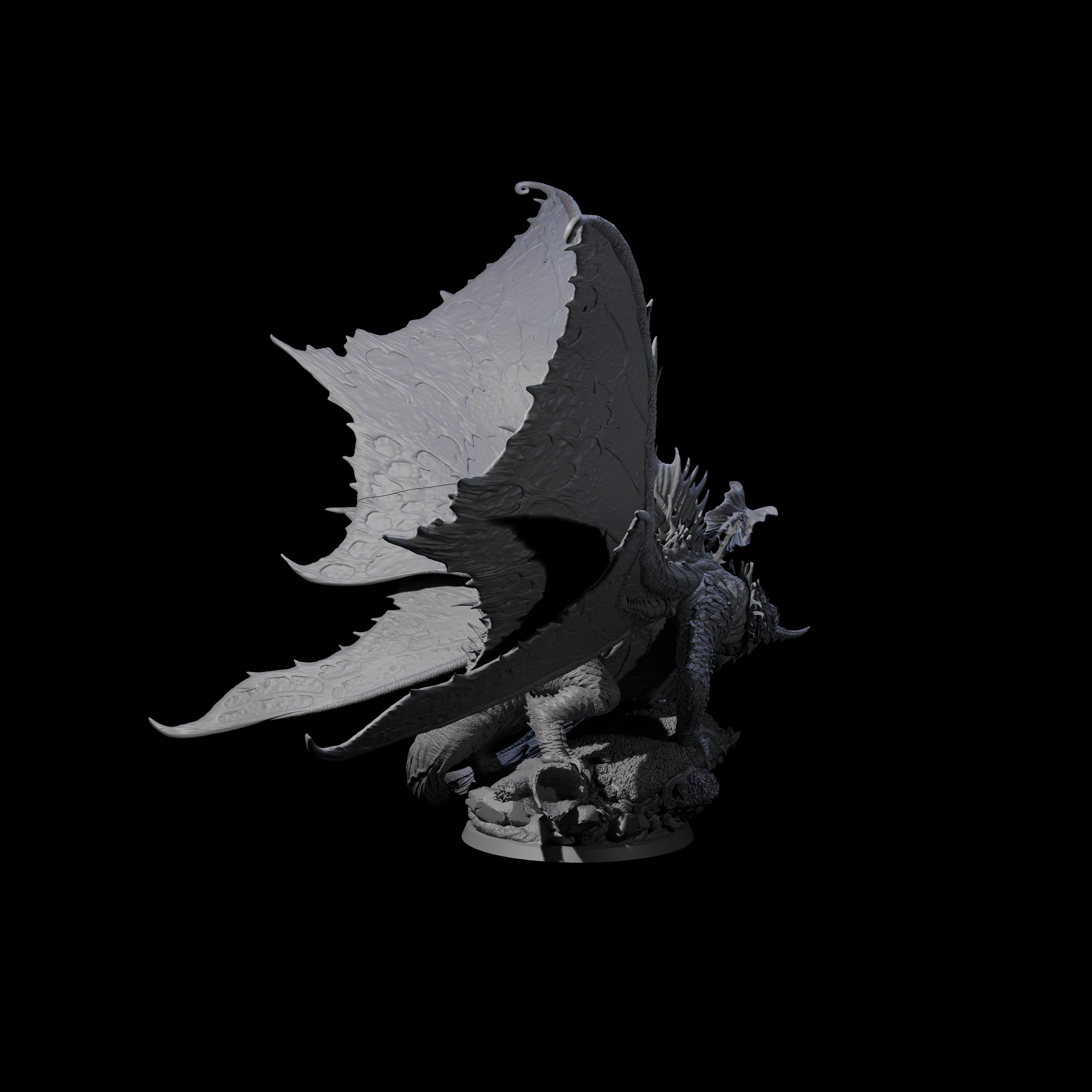 Poisoning Plant Dragon Miniature for Dungeons and Dragons, Pathfinder or other TTRPGs