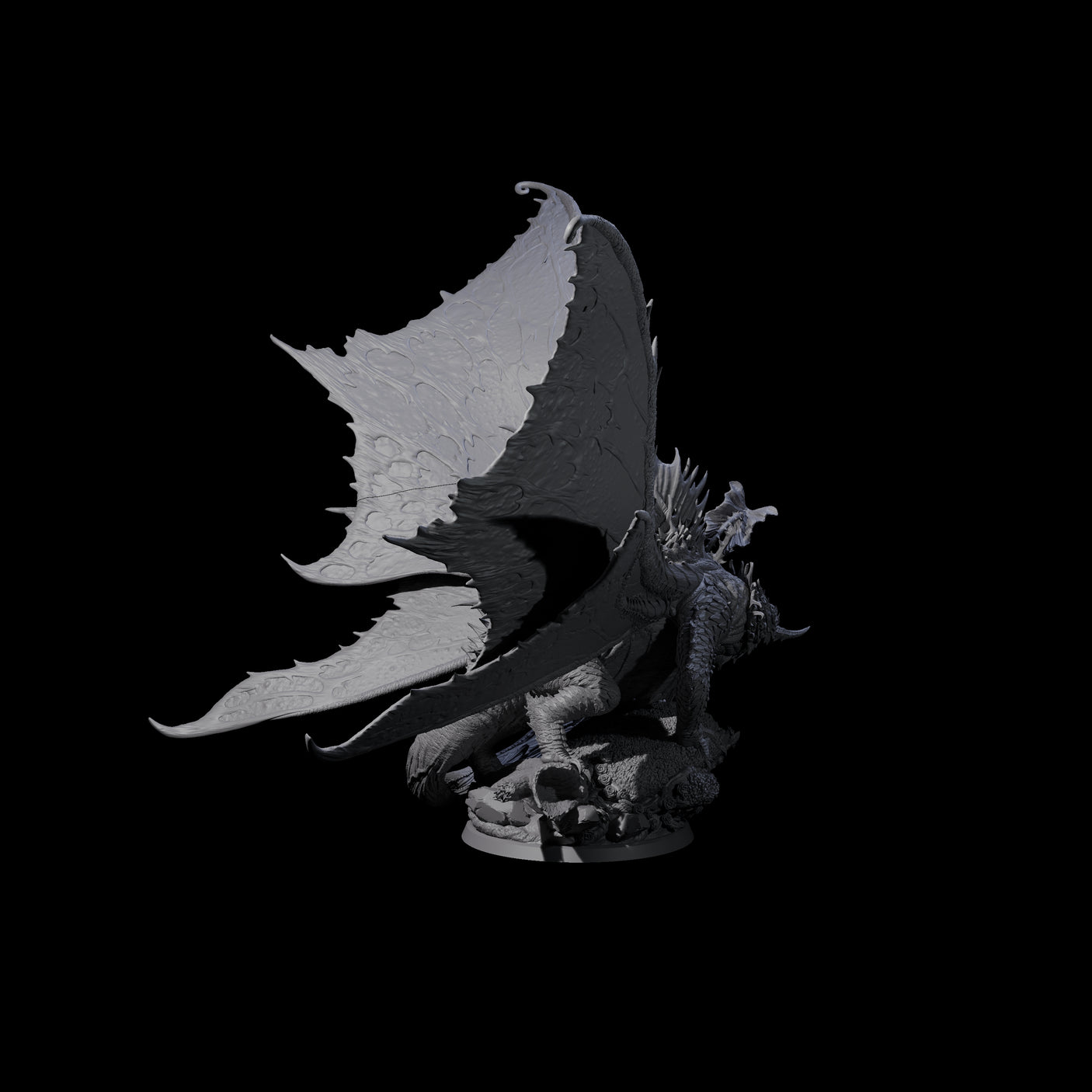 Poisoning Plant Dragon Miniature for Dungeons and Dragons, Pathfinder or other TTRPGs