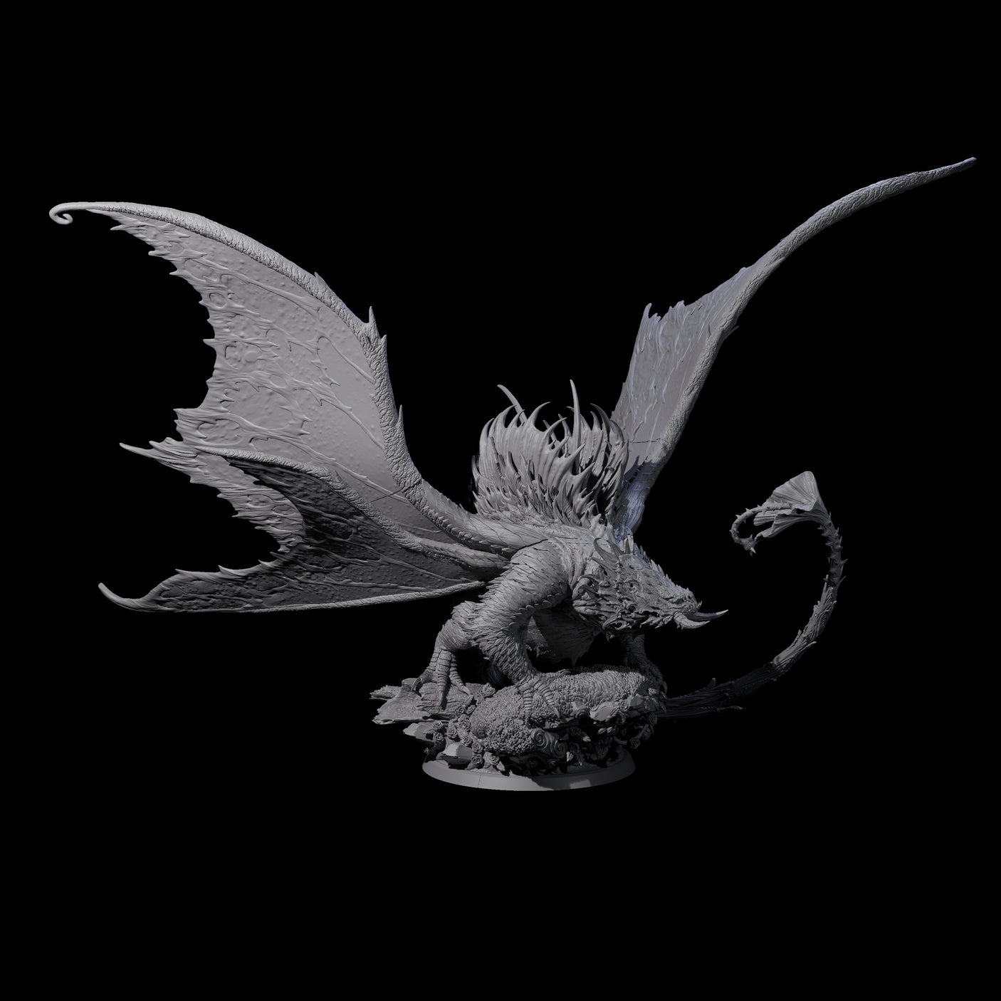 Poisoning Plant Dragon Miniature for Dungeons and Dragons, Pathfinder or other TTRPGs
