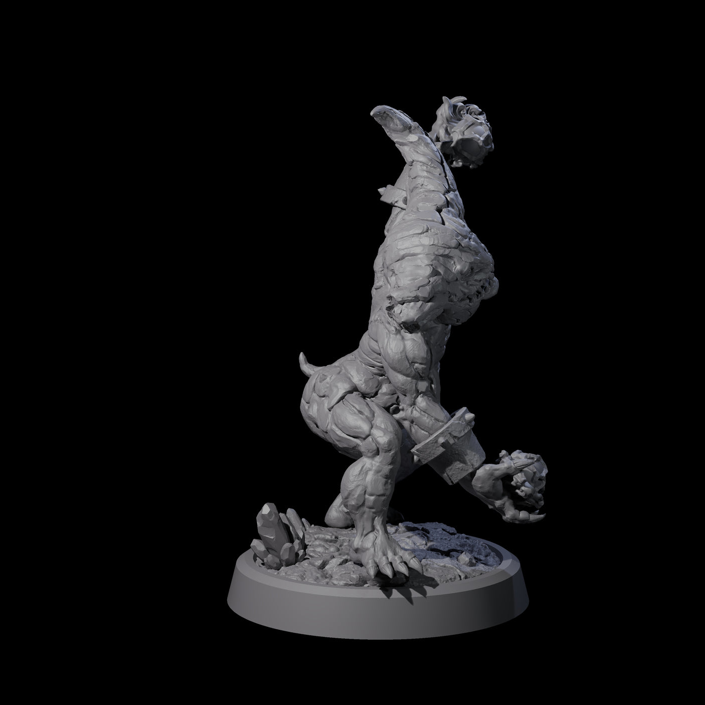 Poop Flinging Imp A Miniature for Dungeons and Dragons, Pathfinder or other TTRPGs