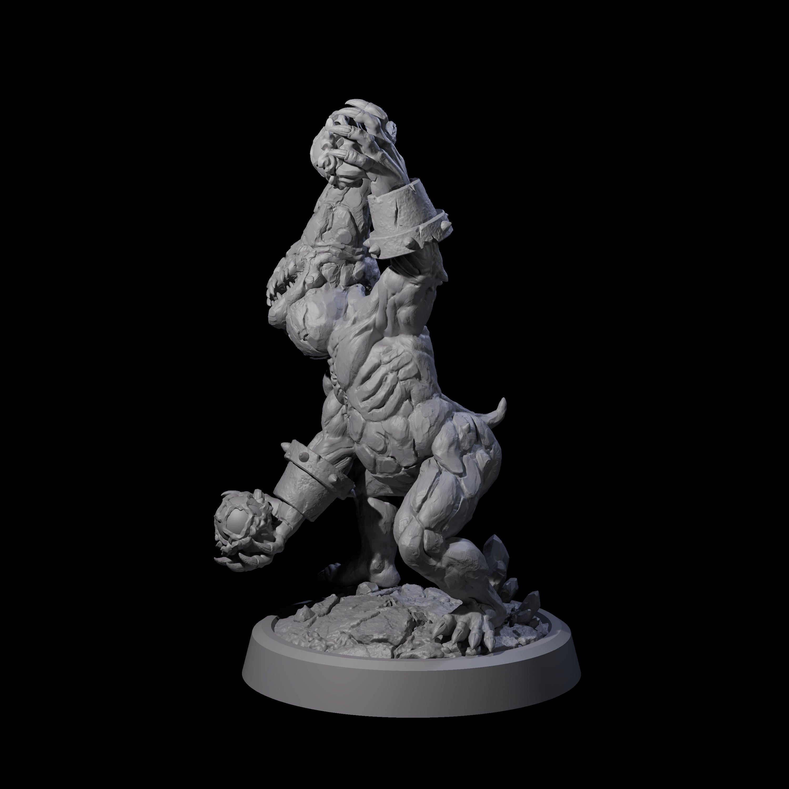 Poop Flinging Imp A Miniature for Dungeons and Dragons, Pathfinder or other TTRPGs