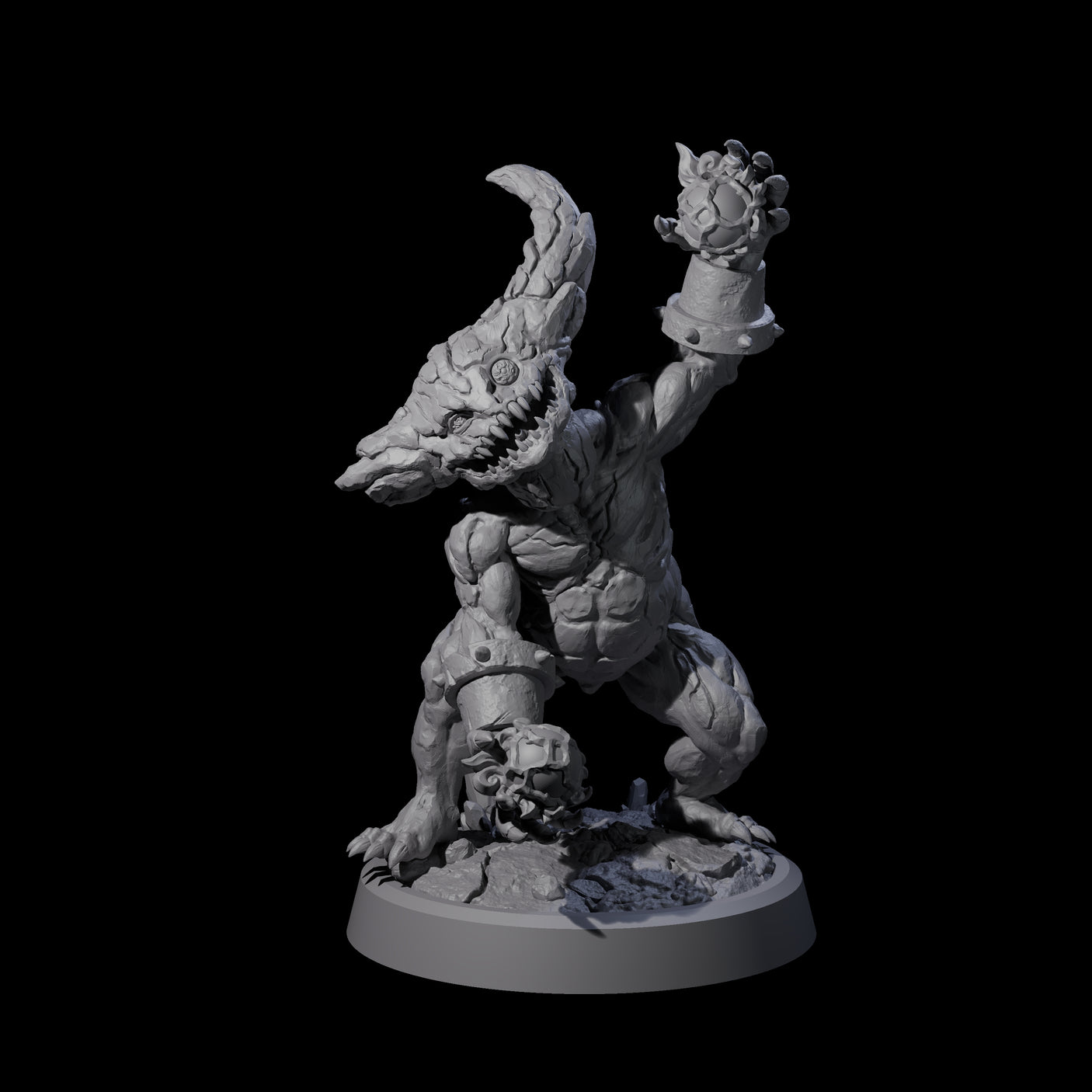 Poop Flinging Imp A Miniature for Dungeons and Dragons, Pathfinder or other TTRPGs
