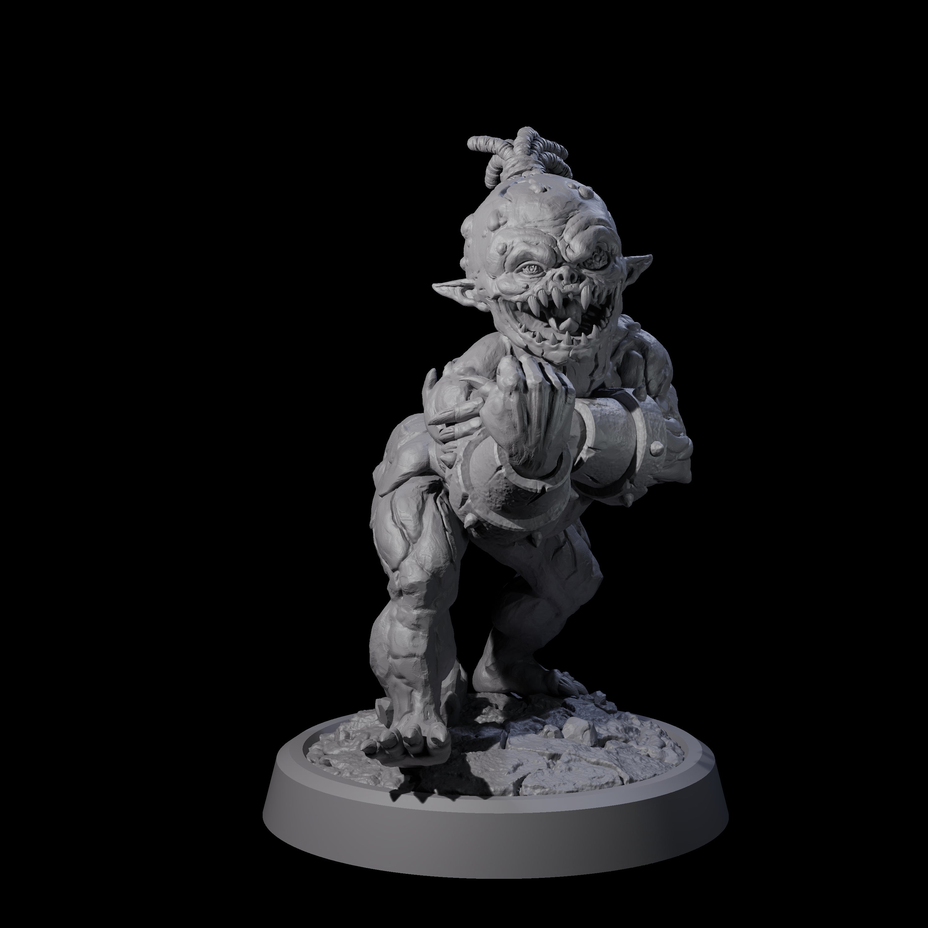 Poop Flinging Imp B Miniature for Dungeons and Dragons, Pathfinder or other TTRPGs
