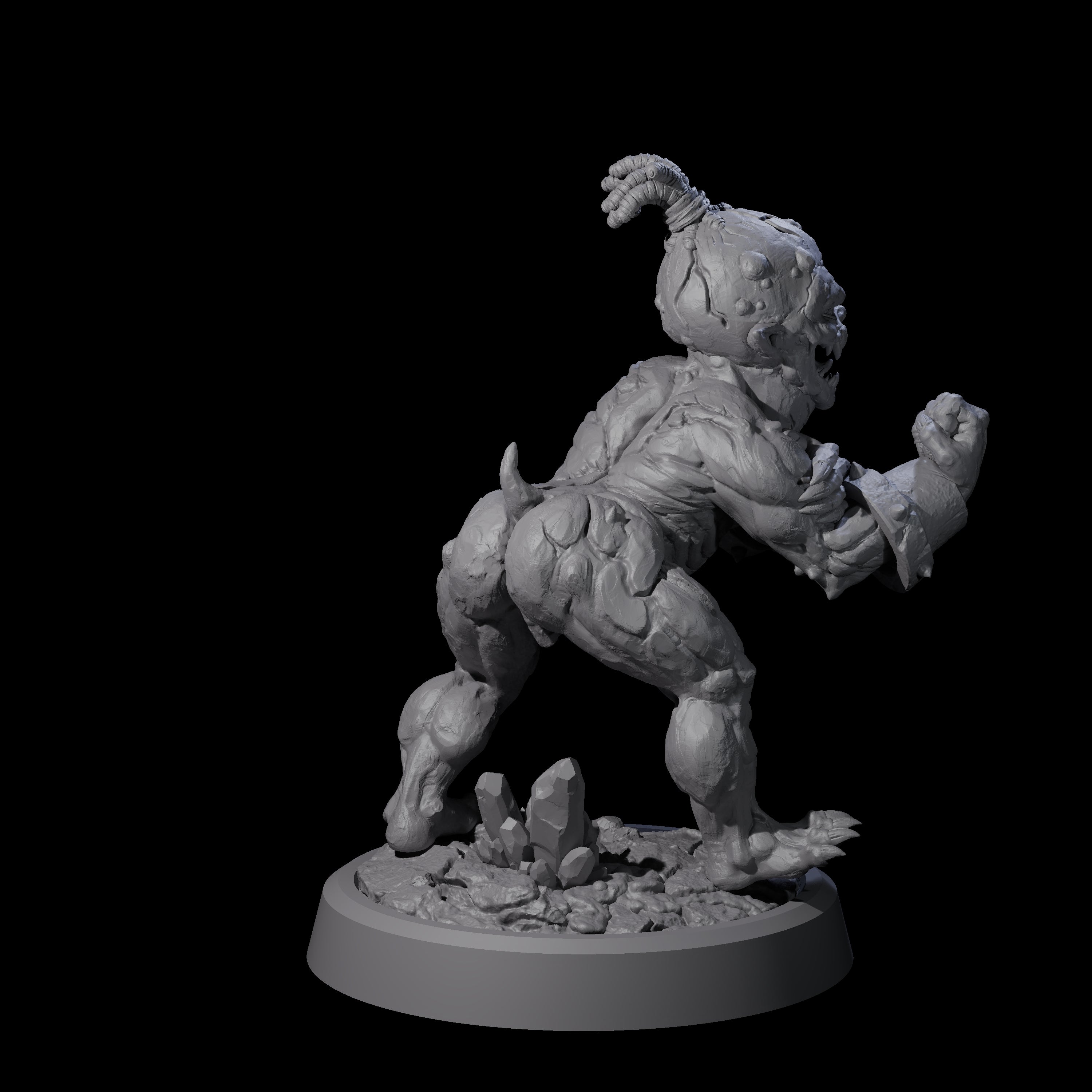 Poop Flinging Imp B Miniature for Dungeons and Dragons, Pathfinder or other TTRPGs