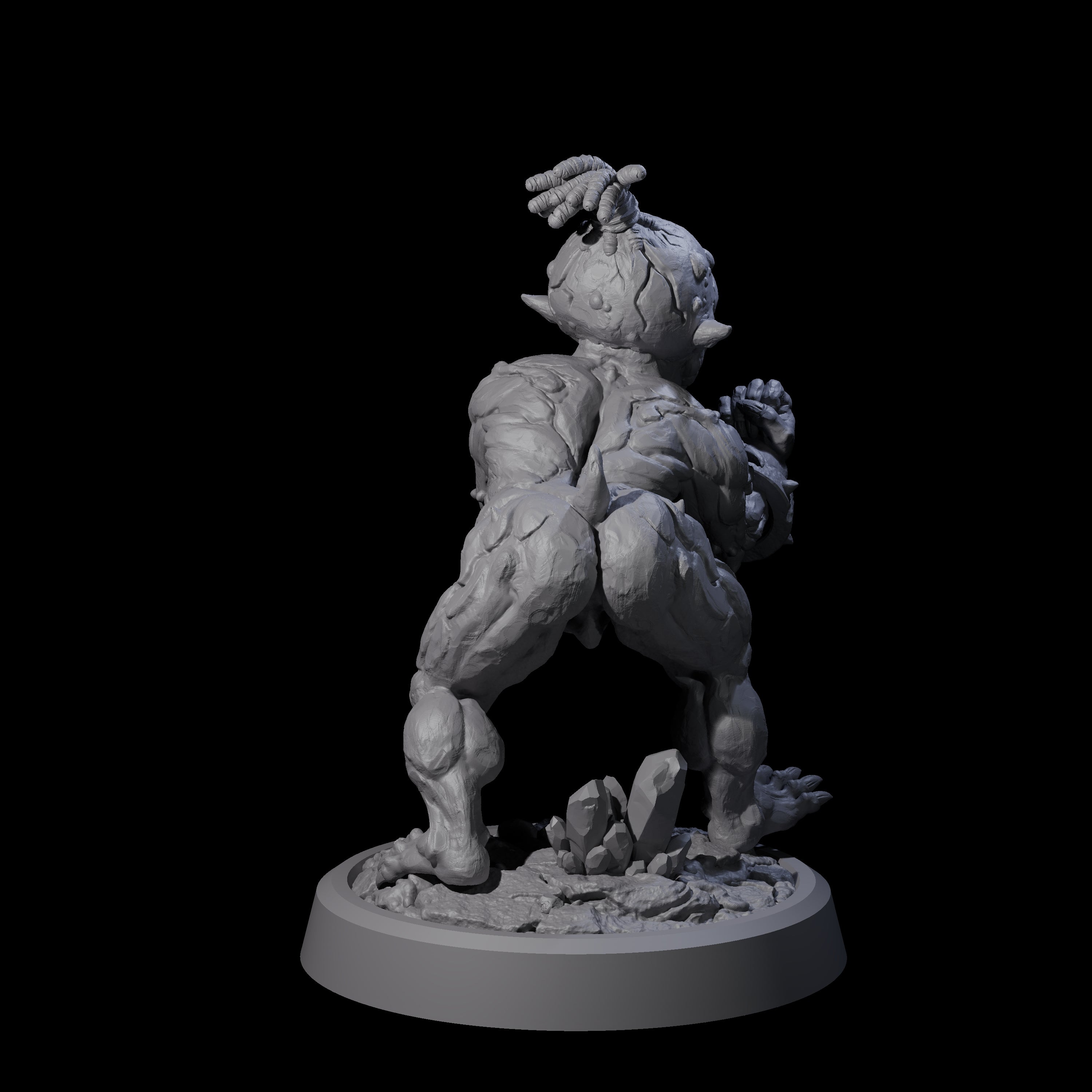 Poop Flinging Imp B Miniature for Dungeons and Dragons, Pathfinder or other TTRPGs