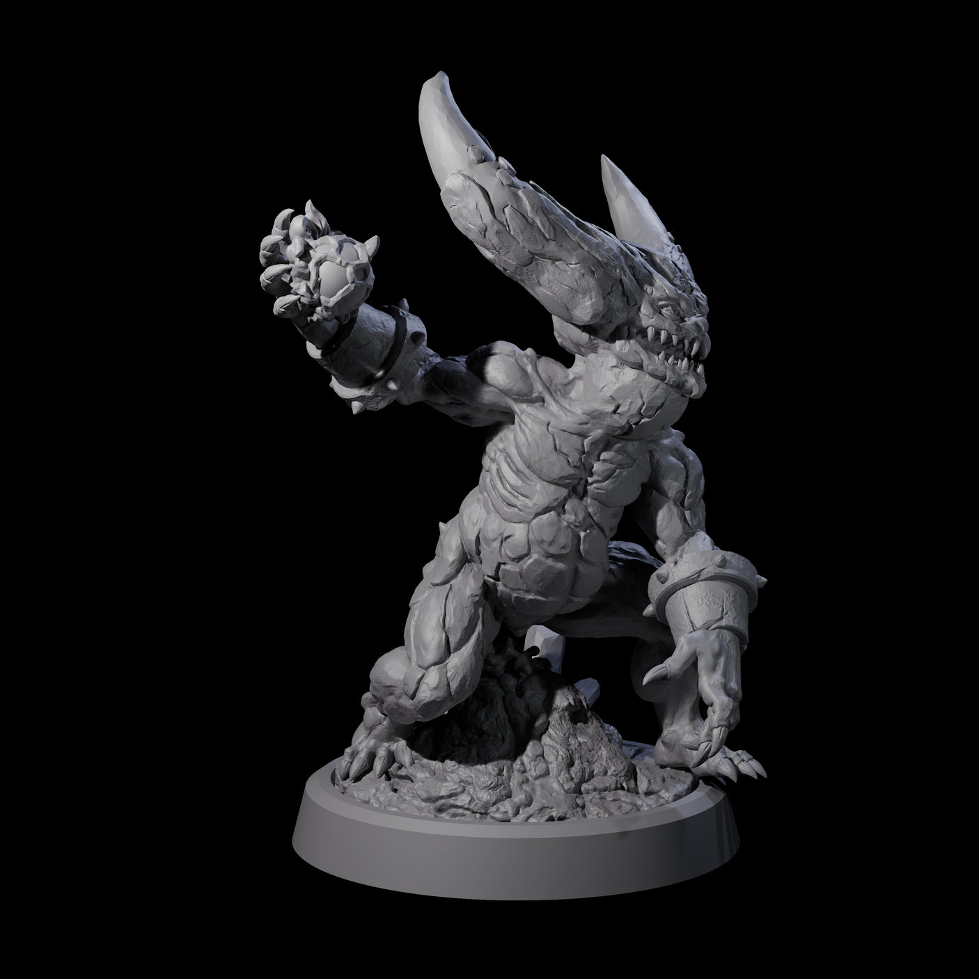 Poop Flinging Imp C Miniature for Dungeons and Dragons, Pathfinder or other TTRPGs