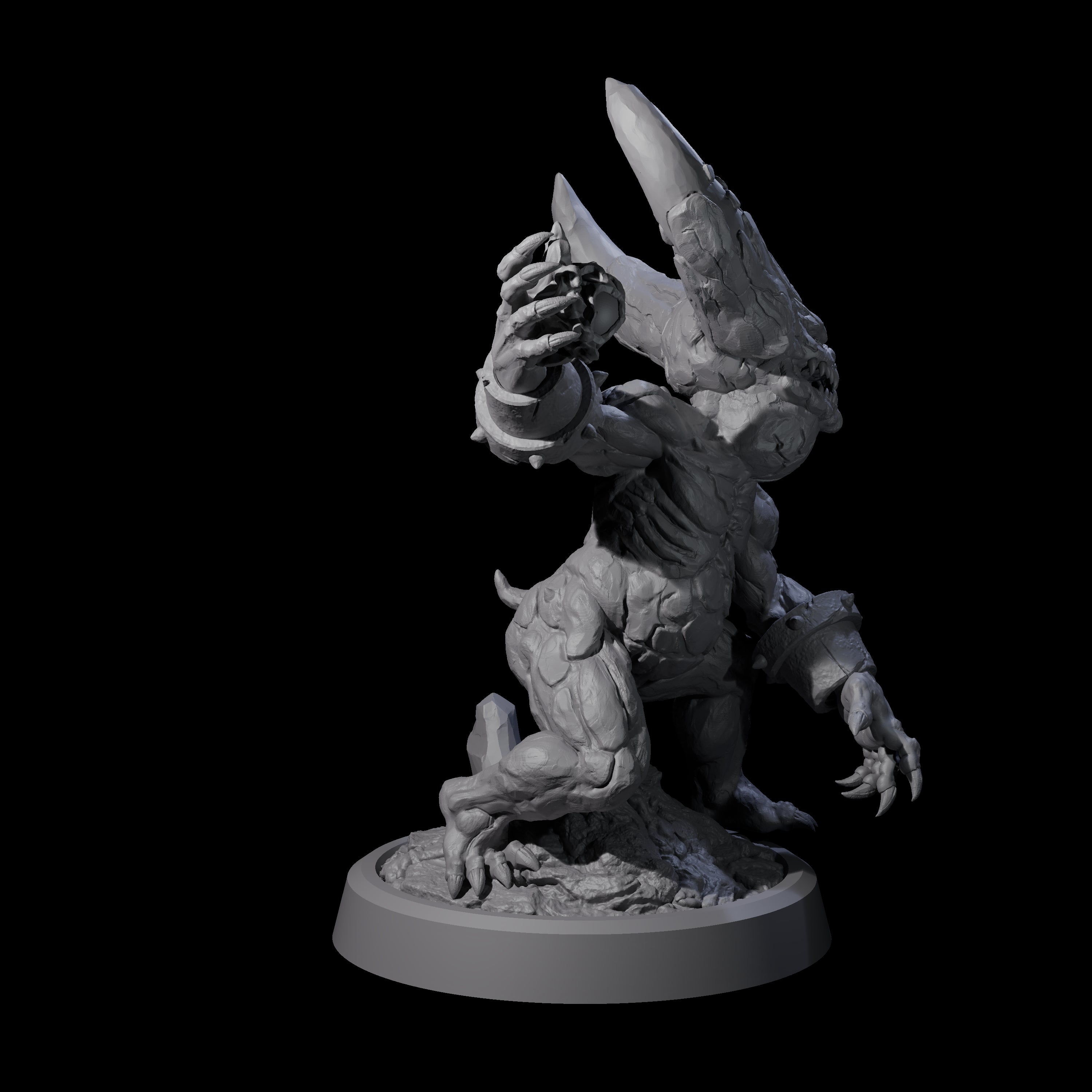 Poop Flinging Imp C Miniature for Dungeons and Dragons, Pathfinder or other TTRPGs