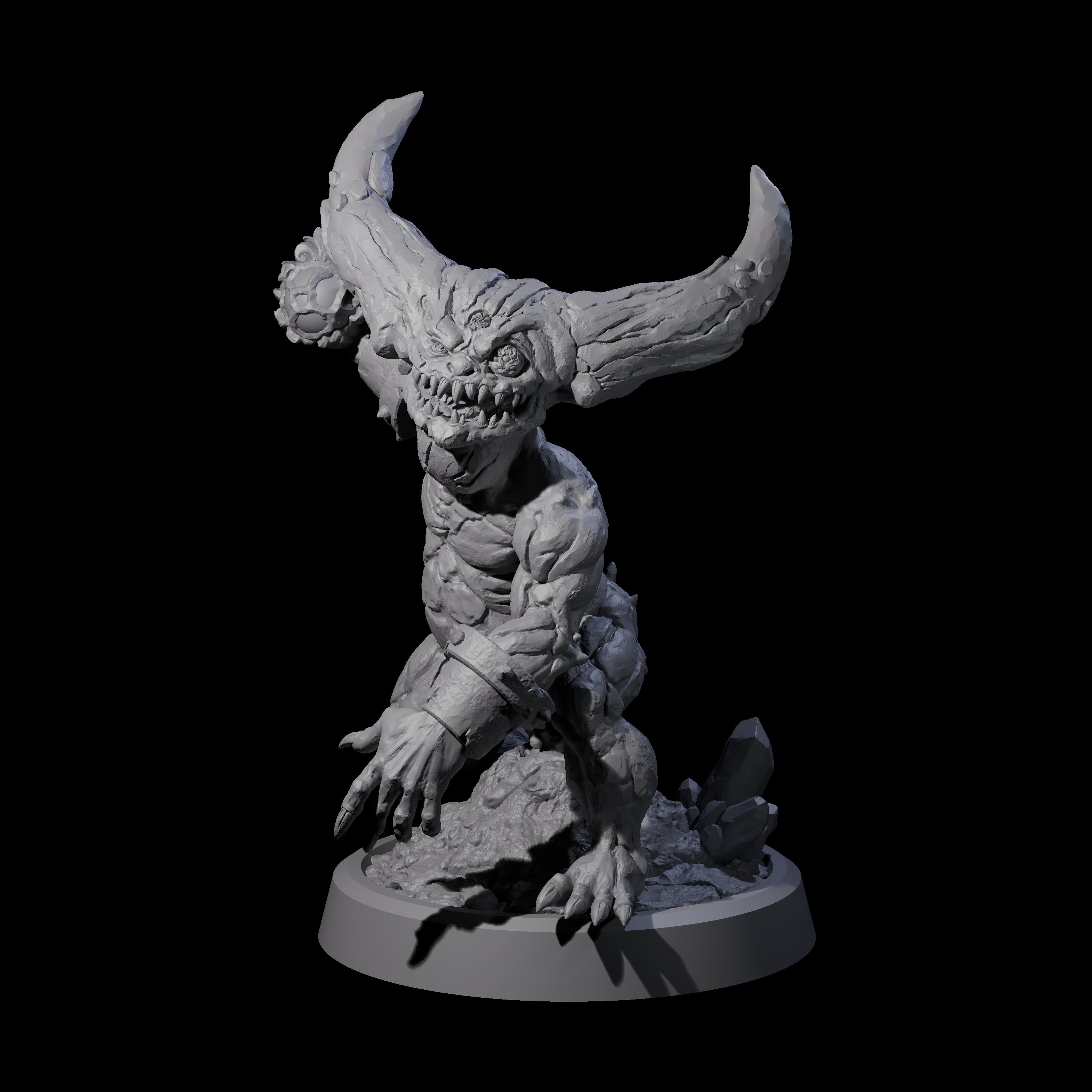 Poop Flinging Imp C Miniature for Dungeons and Dragons, Pathfinder or other TTRPGs