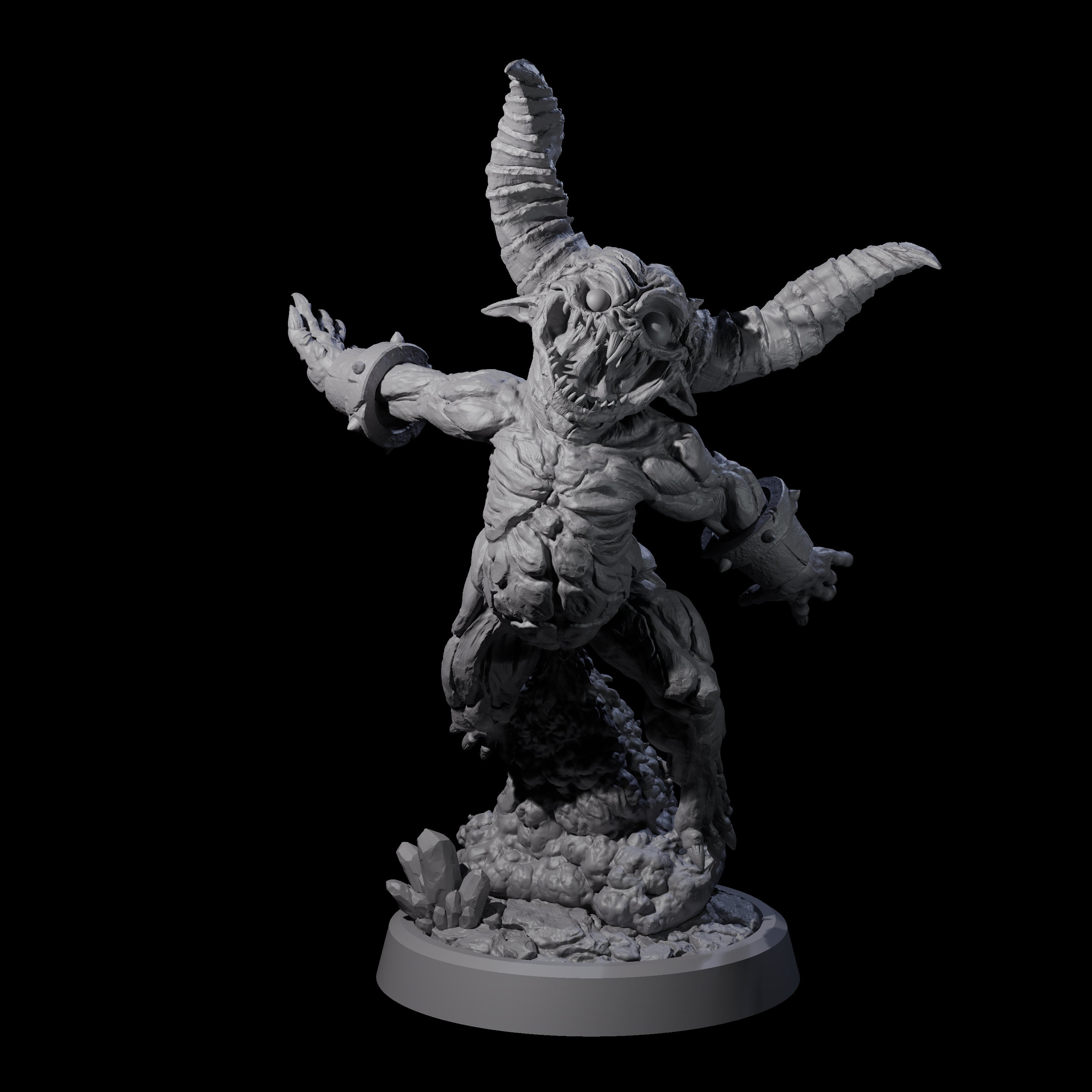 Poop Flinging Imp D Miniature for Dungeons and Dragons, Pathfinder or other TTRPGs