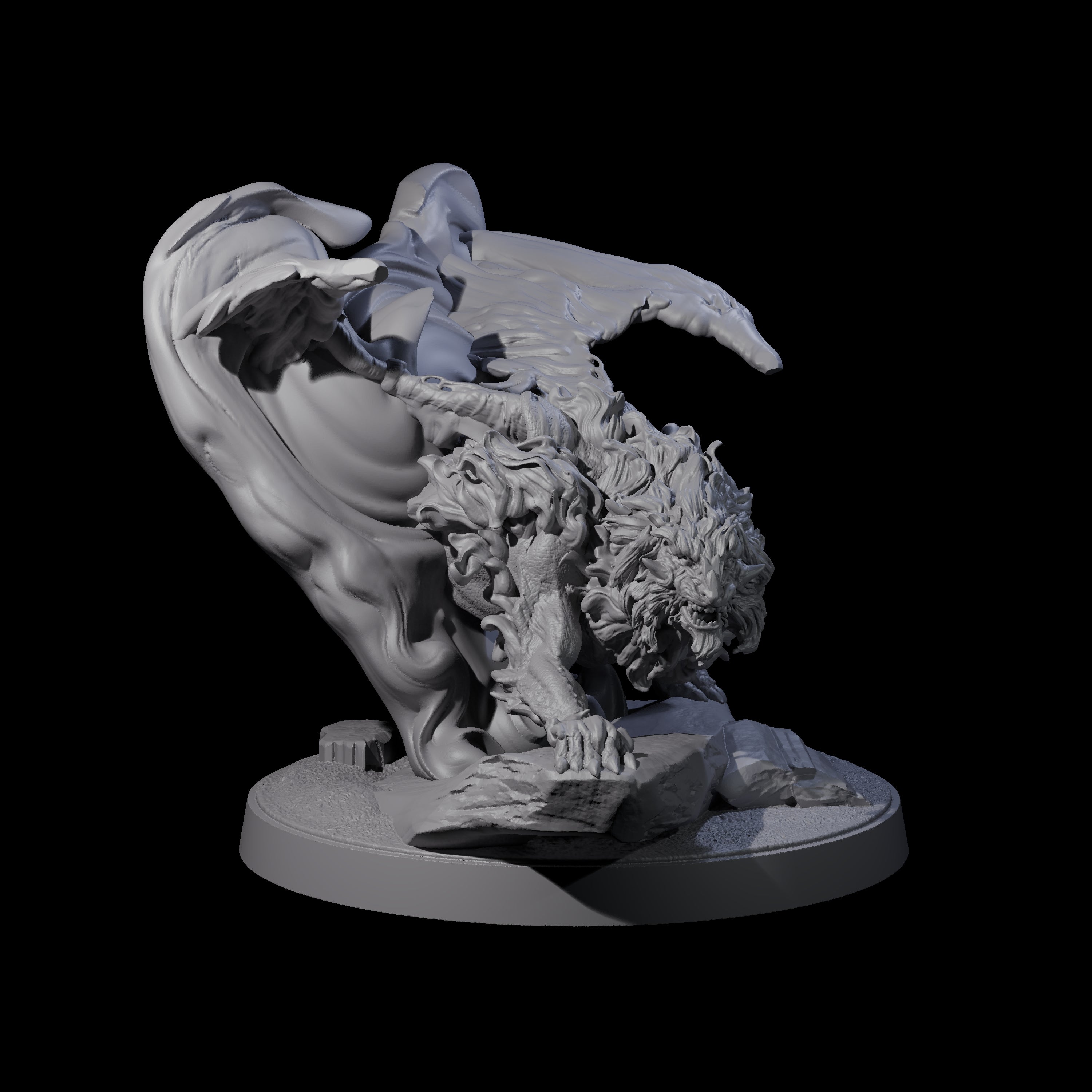 Portal Grimalkin Miniature for Dungeons and Dragons, Pathfinder or other TTRPGs