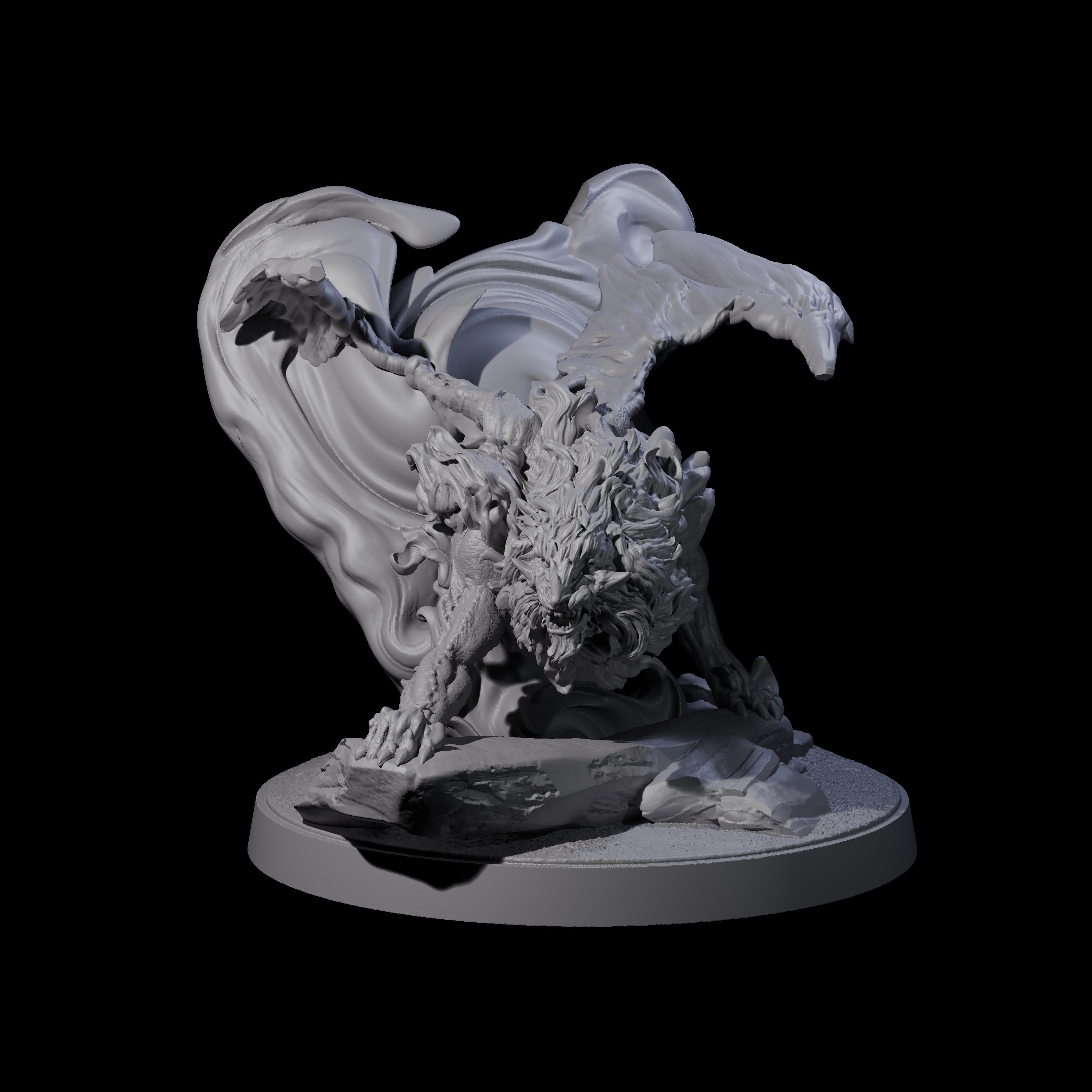 Portal Grimalkin Miniature for Dungeons and Dragons, Pathfinder or other TTRPGs
