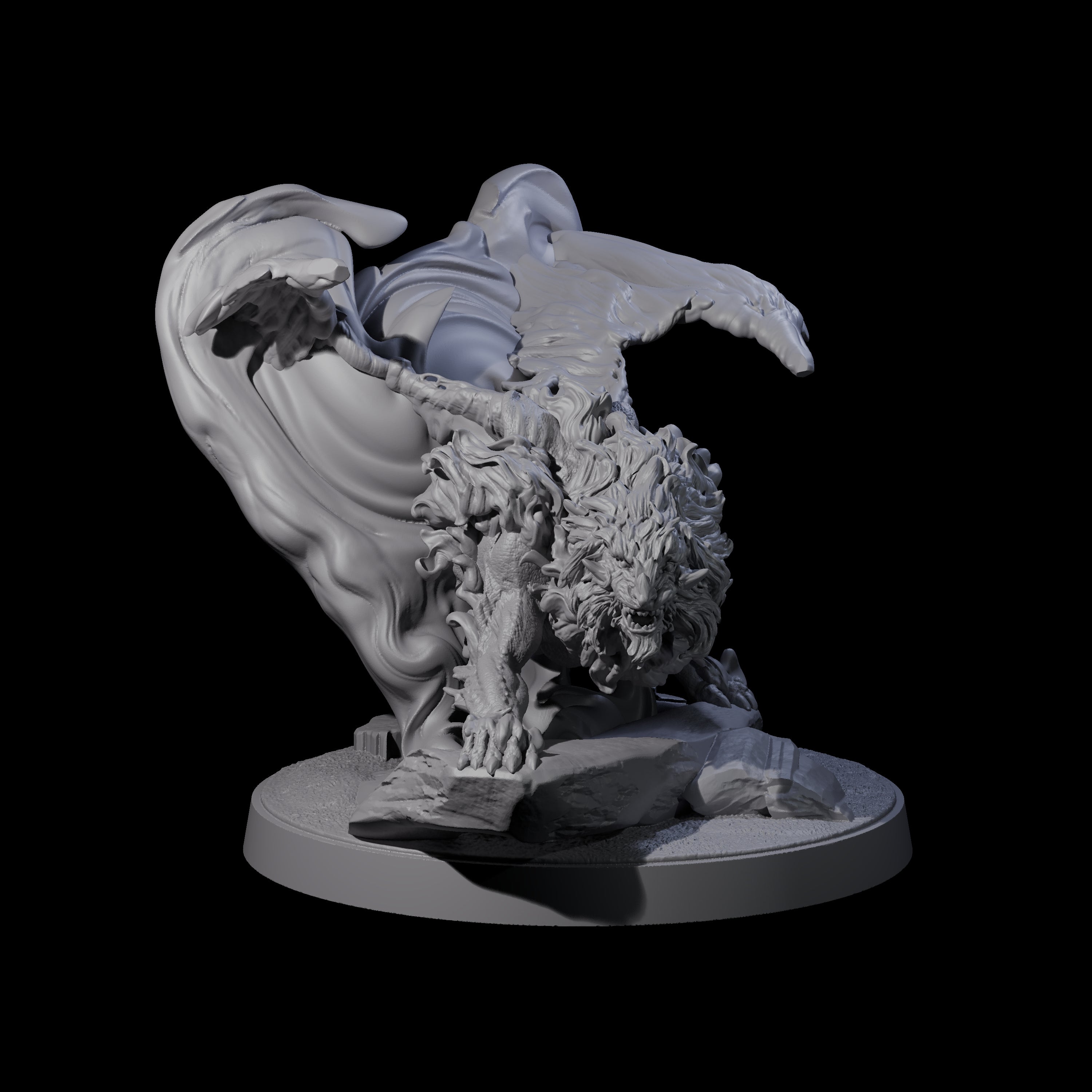Portal Grimalkin Miniature for Dungeons and Dragons, Pathfinder or other TTRPGs