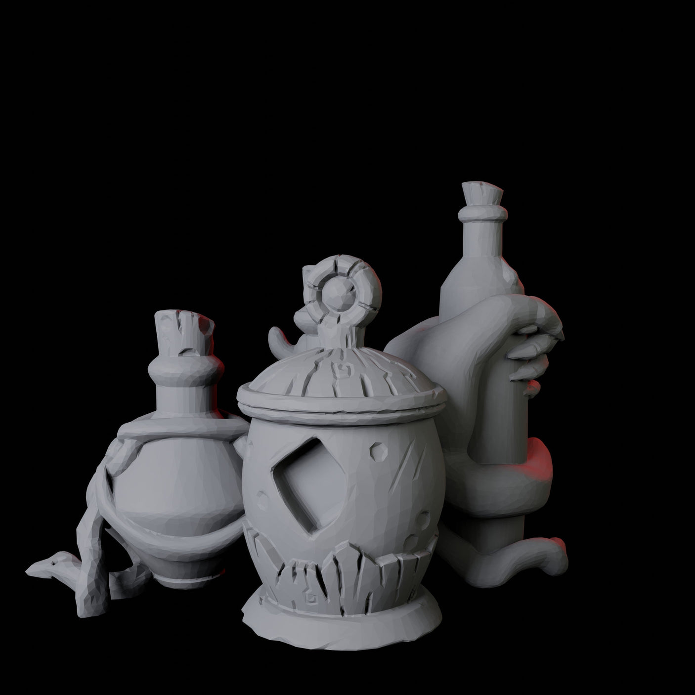 Potion Bottle C Miniature for Dungeons and Dragons, Pathfinder or other TTRPGs