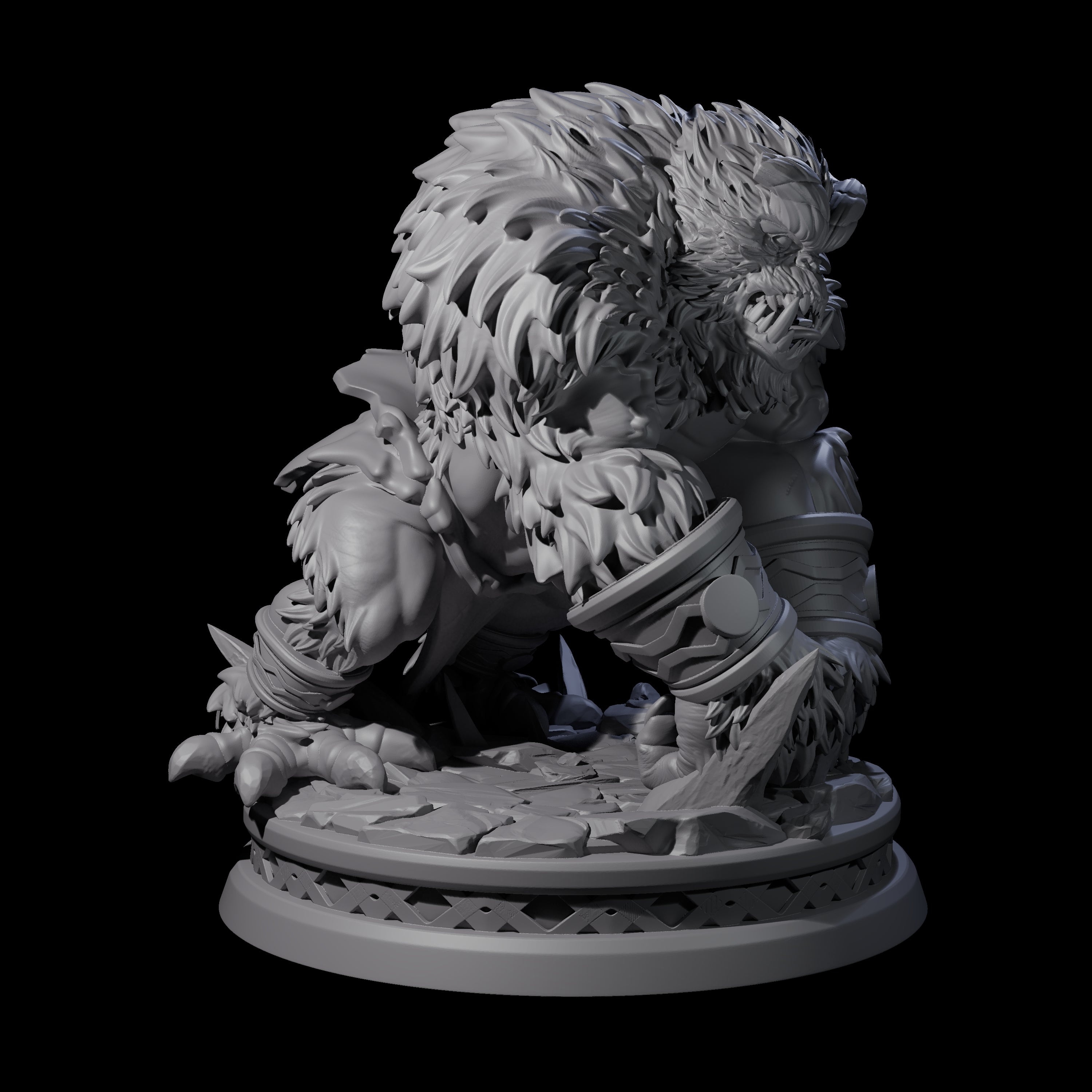 Pounding Balor-Kin Miniature for Dungeons and Dragons, Pathfinder or other TTRPGs