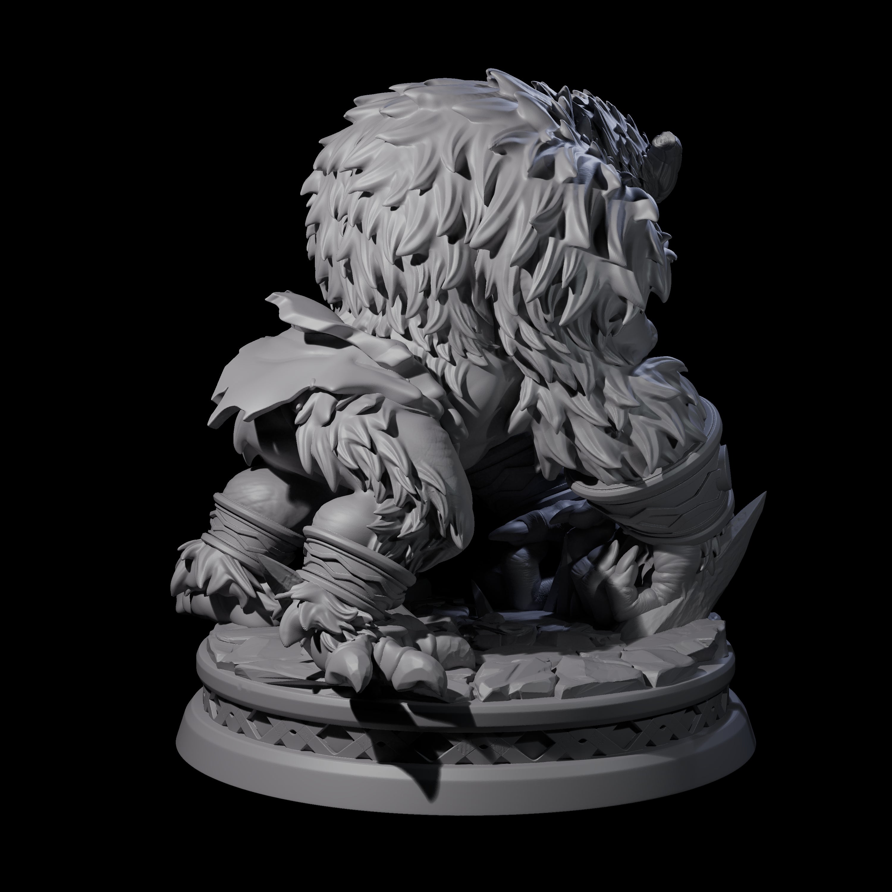 Pounding Balor-Kin Miniature for Dungeons and Dragons, Pathfinder or other TTRPGs