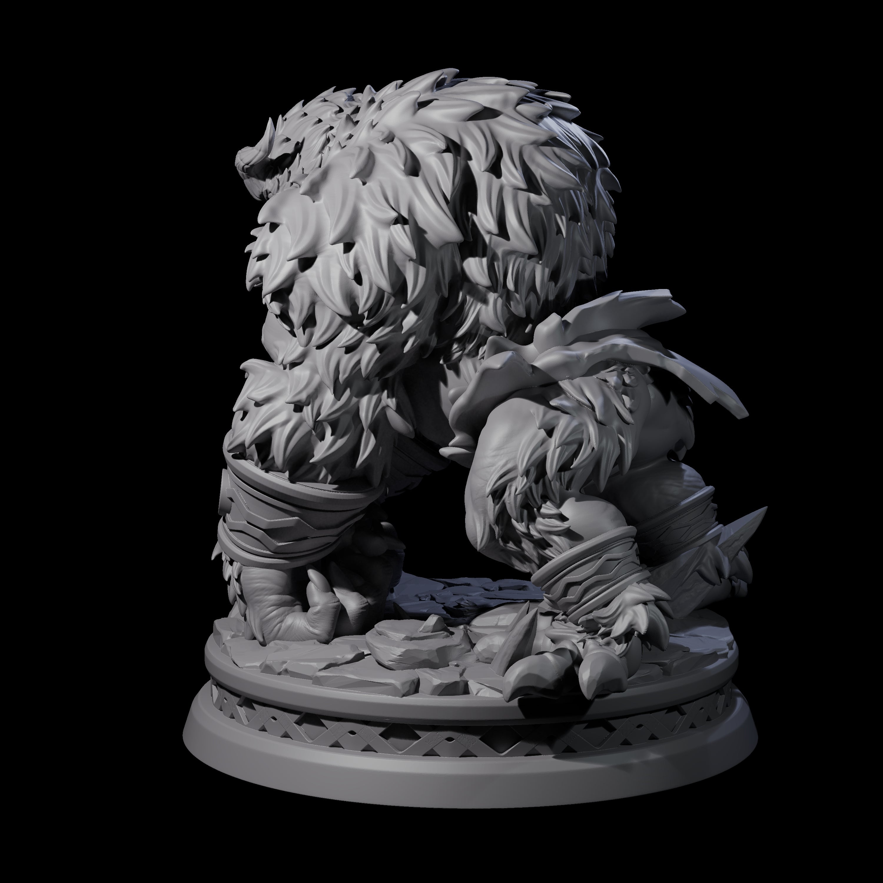 Pounding Balor-Kin Miniature for Dungeons and Dragons, Pathfinder or other TTRPGs