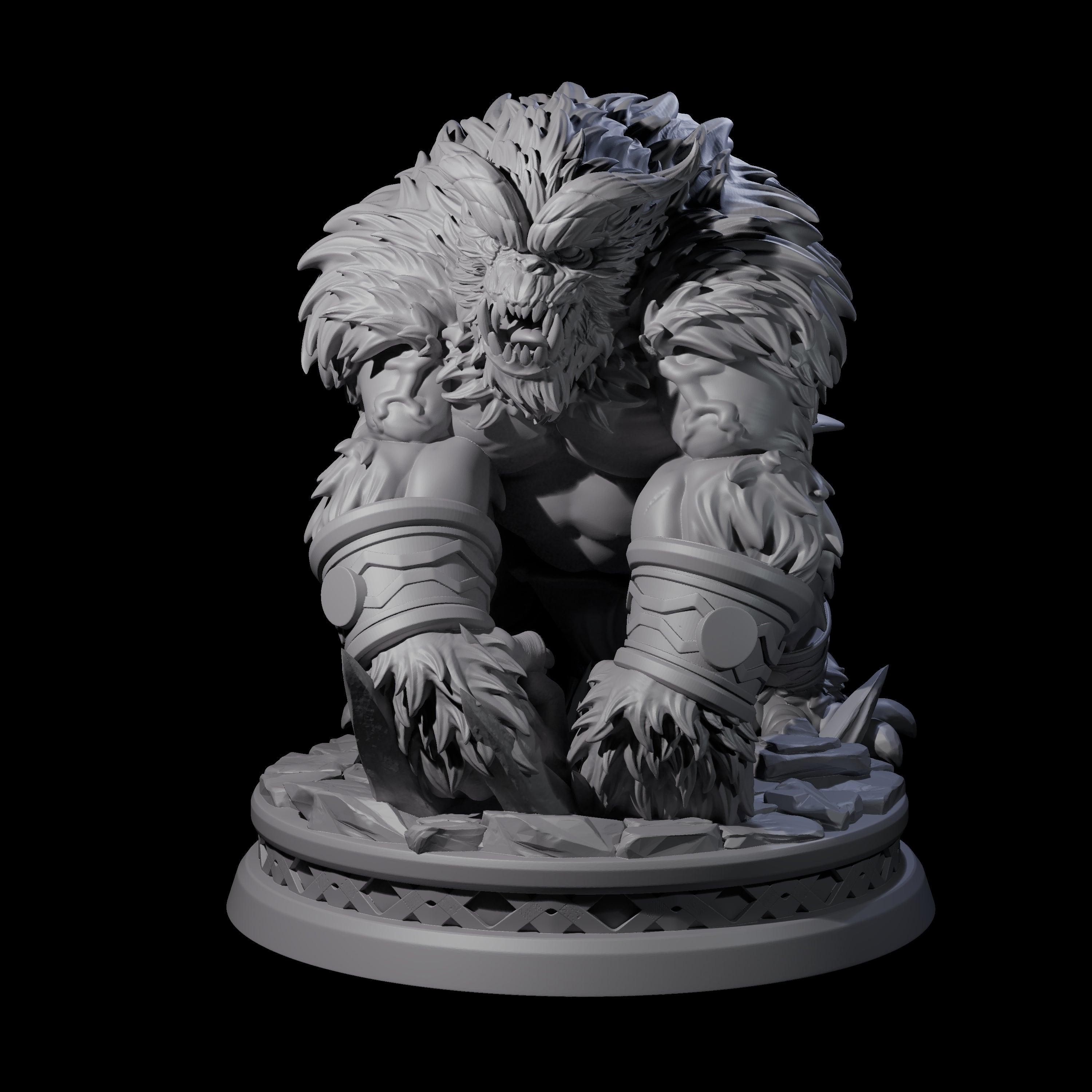 Pounding Balor-Kin Miniature for Dungeons and Dragons, Pathfinder or other TTRPGs