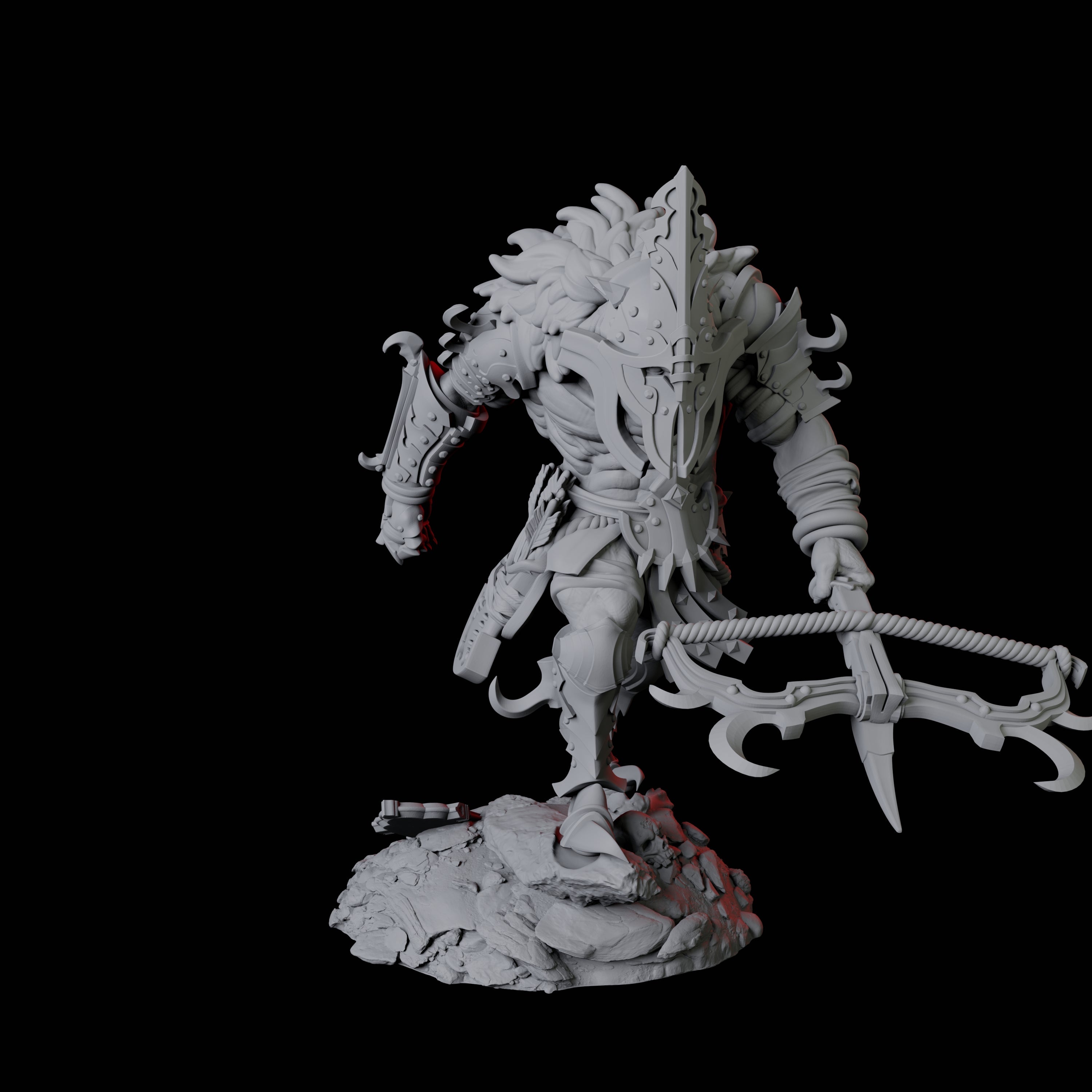 Powerful Nosferatu Overlord A Miniature for Dungeons and Dragons, Pathfinder or other TTRPGs