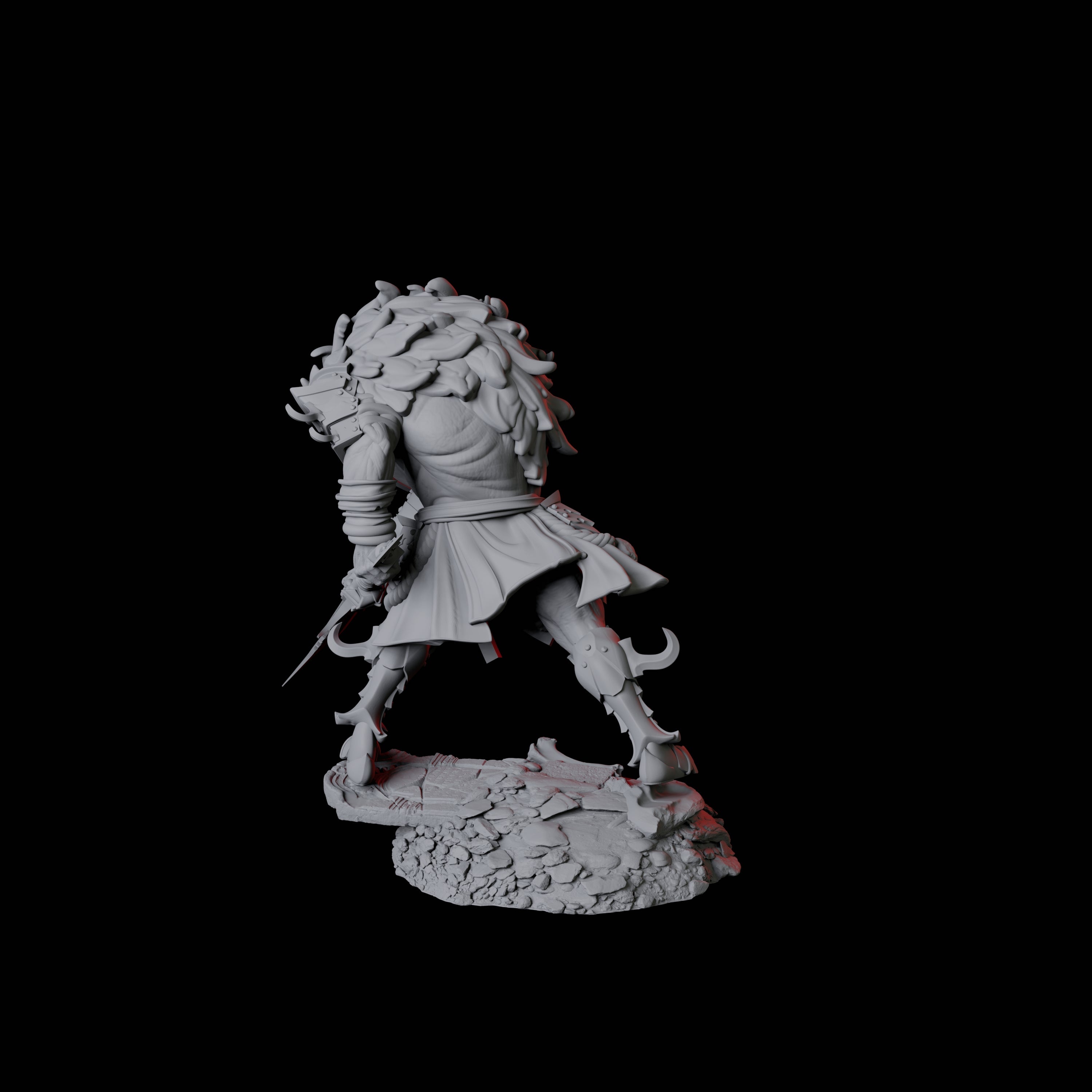 Powerful Nosferatu Overlord B Miniature for Dungeons and Dragons, Pathfinder or other TTRPGs