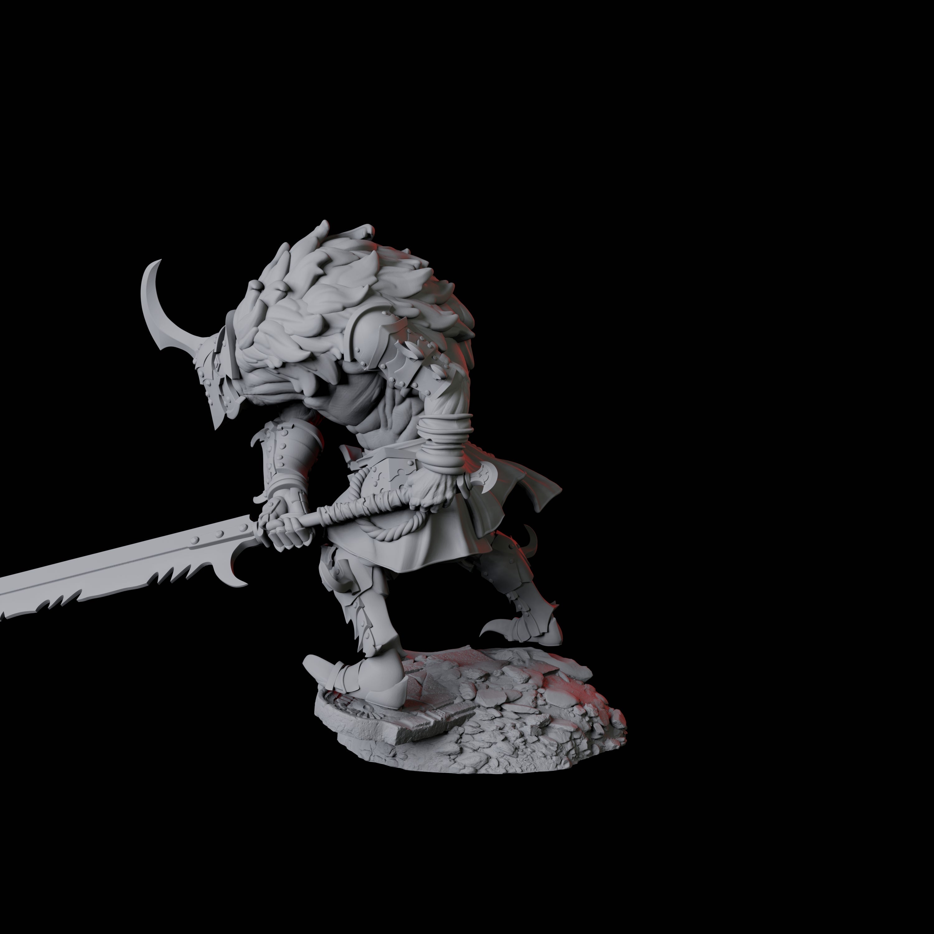 Powerful Nosferatu Overlord B Miniature for Dungeons and Dragons, Pathfinder or other TTRPGs